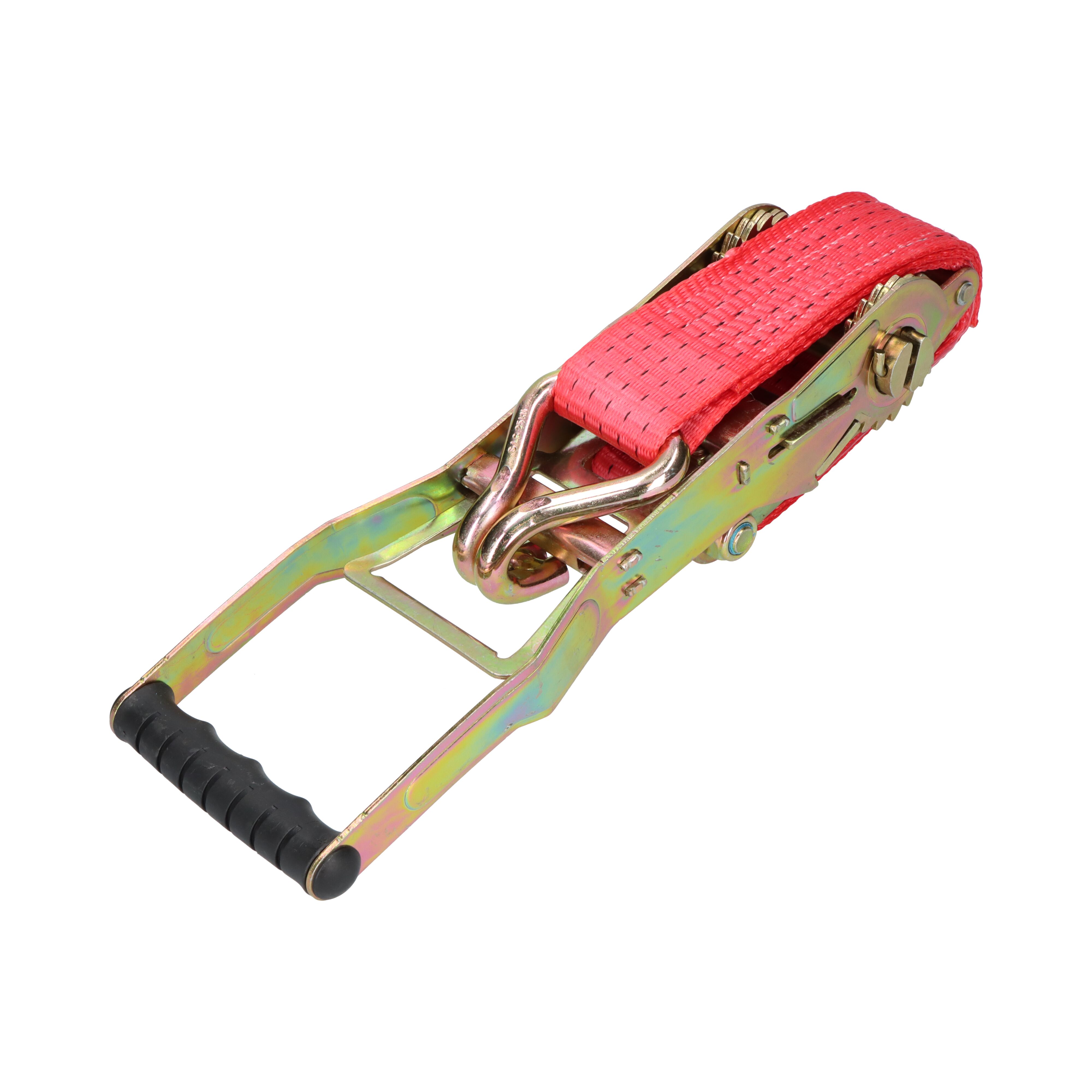 Rhiwa Quality sjorband los eind - 50 mm - met ratelsluiting en dubbele punthaak - 500 mm