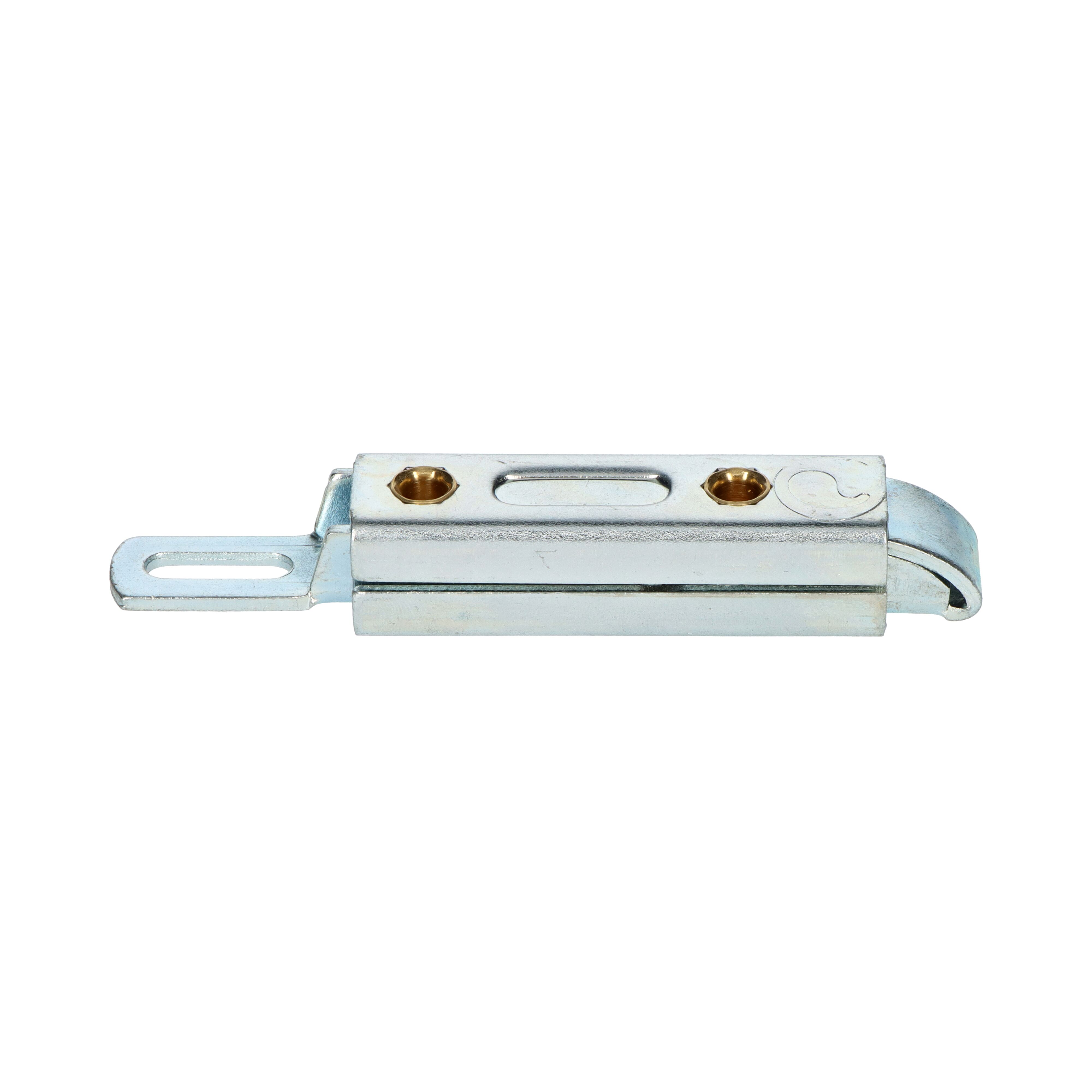 Pommier spring latch - without flange - for espagnolette lock - zinc-plated