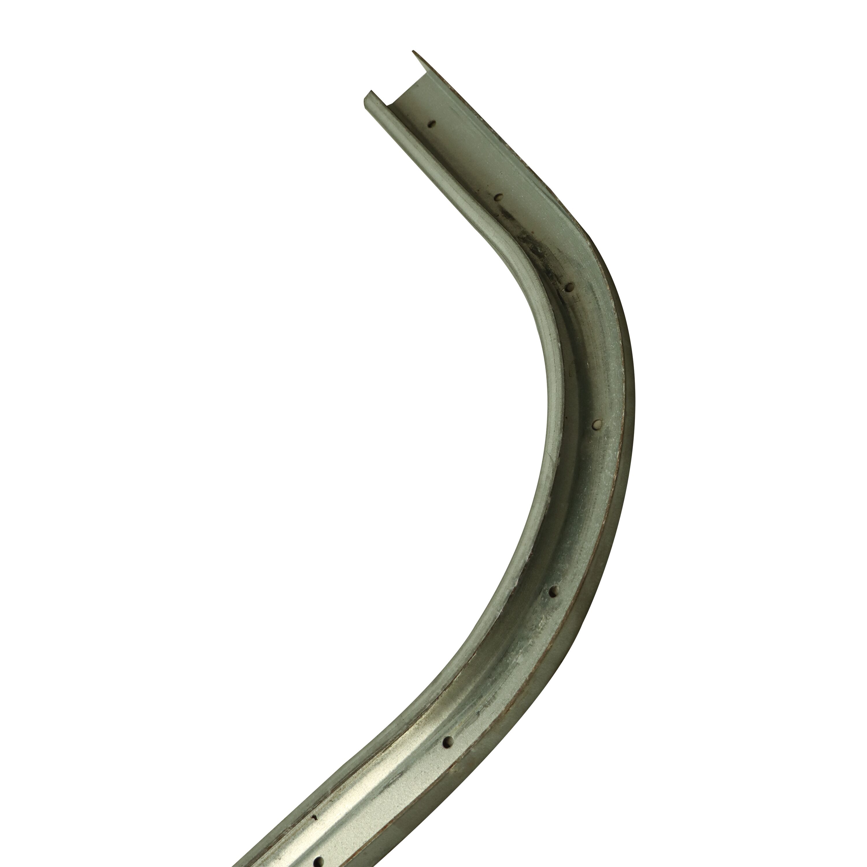 JR horizontal rail - left - 3200 x 203 mm - 8 inch curve - for Excel shutter