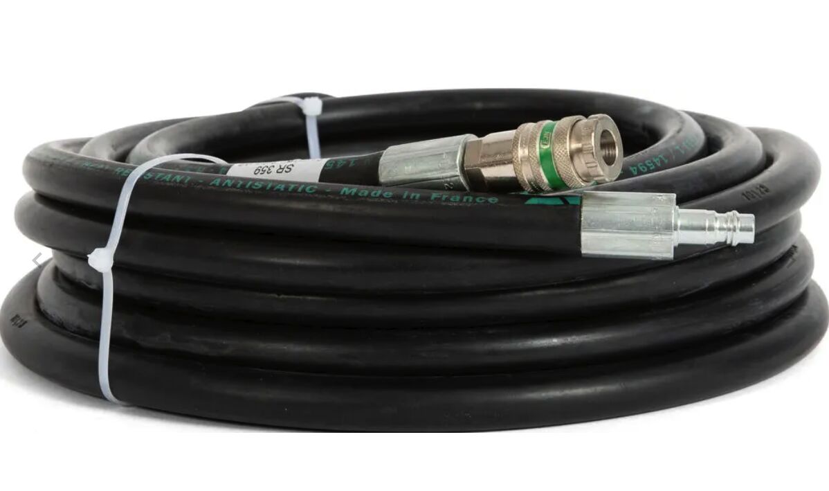Sundström SR 359 - compressed air hose - 5 meters - black - EPDM