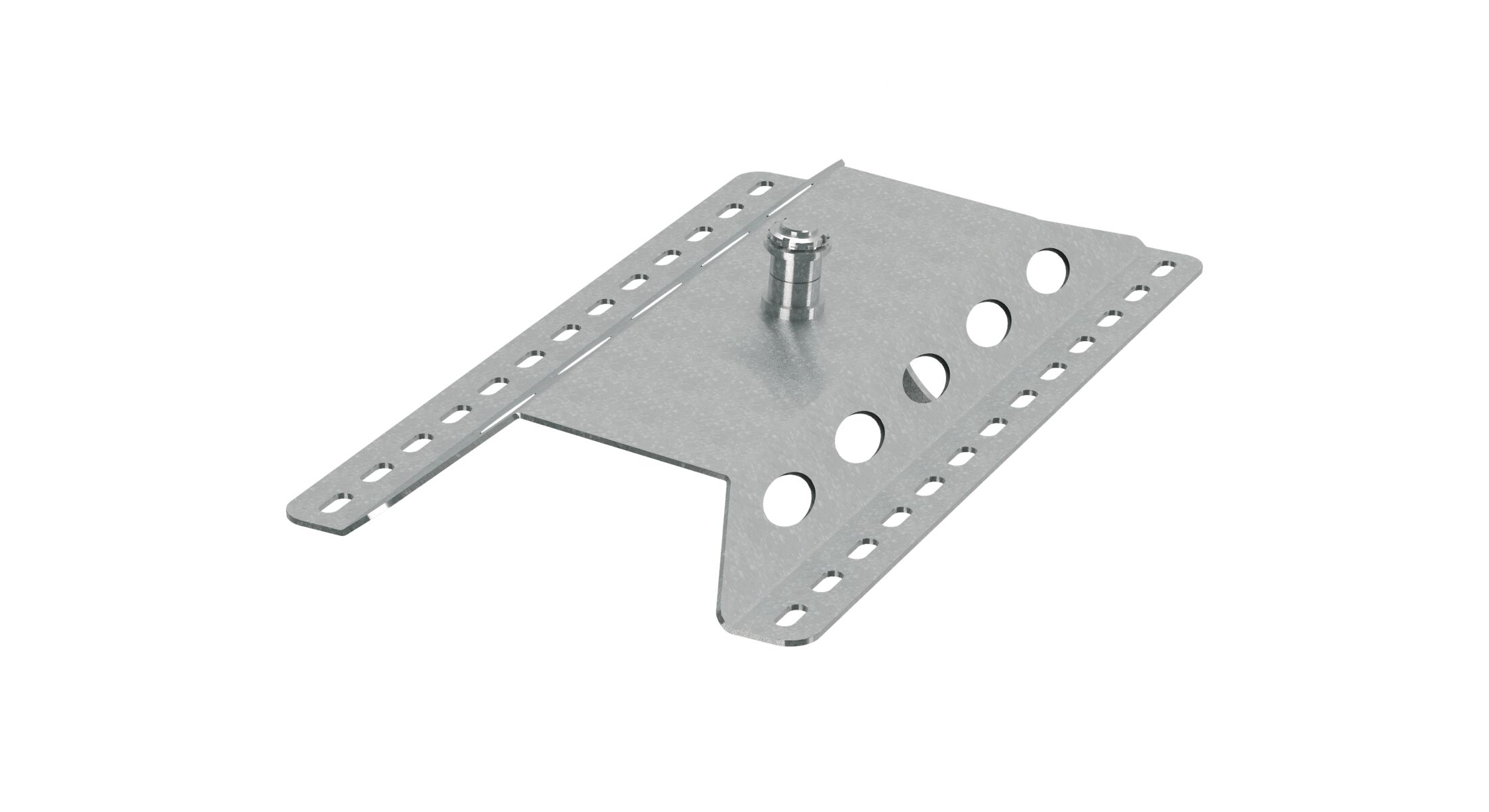 Takler montagesteun flatbed - voor trap 1341657 en 1341661 - volbad verzinkt
