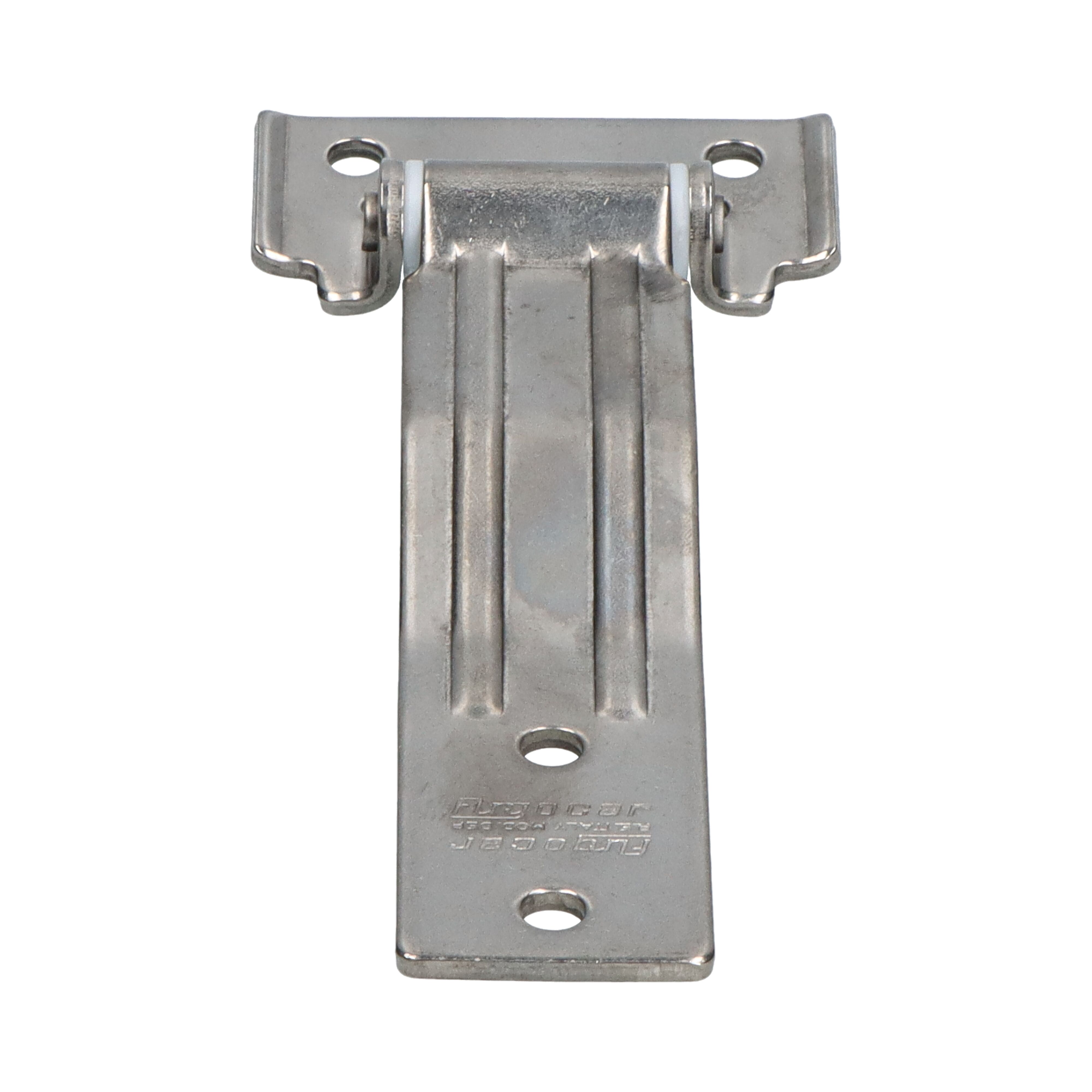 Pommier zijdeurscharnier verzet 129 mm - RVS