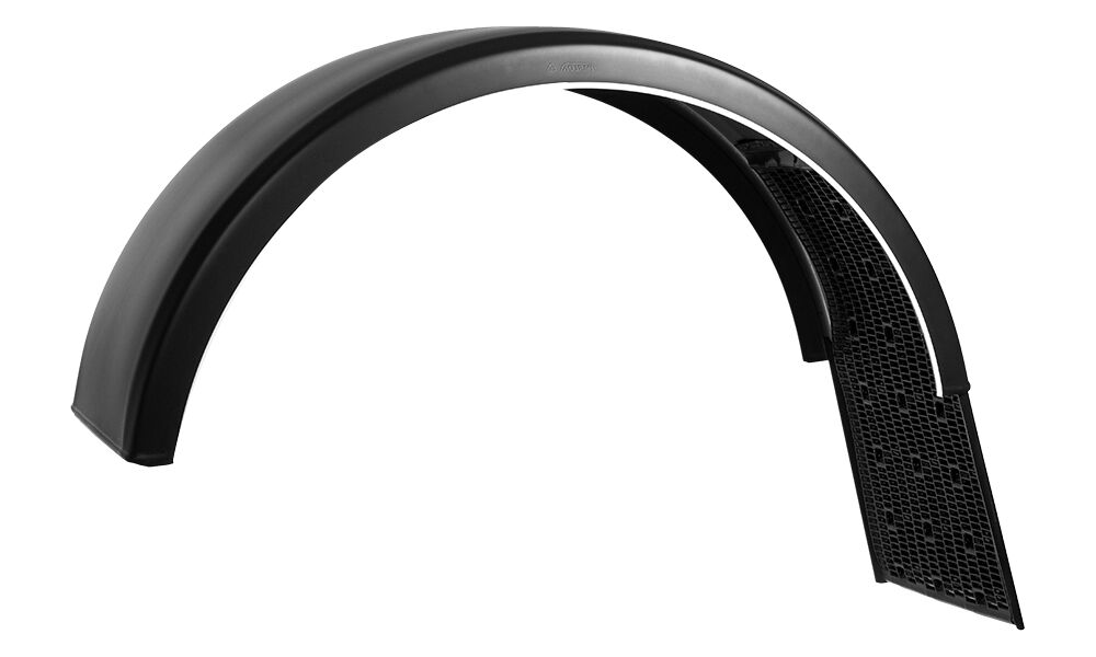 Parlok spatscherm stuuras - Supra anti-spray - 430 x 1450 mm (BxSpw) - HDPE