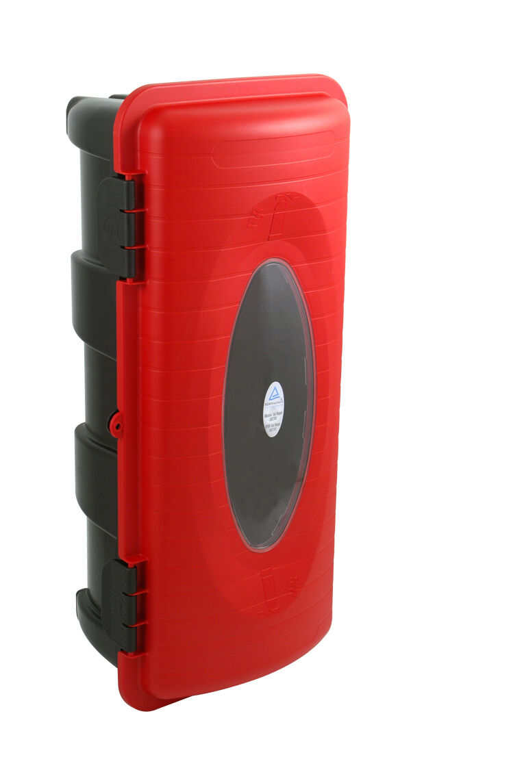 Pommier fire extinguisher box - for extinguisher 6 kg - red/black