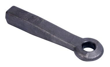 Pommier anneau de remorquage Ø 40 mm - raccord à souder - 55 x 60 mm - acier