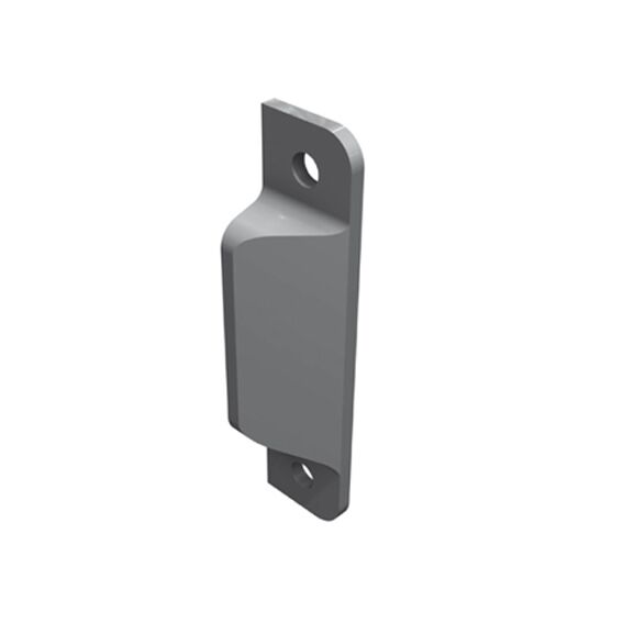 Rhiwa Quality end cap - for anchor rail 1343018/1343021/1343024 - grey plastic