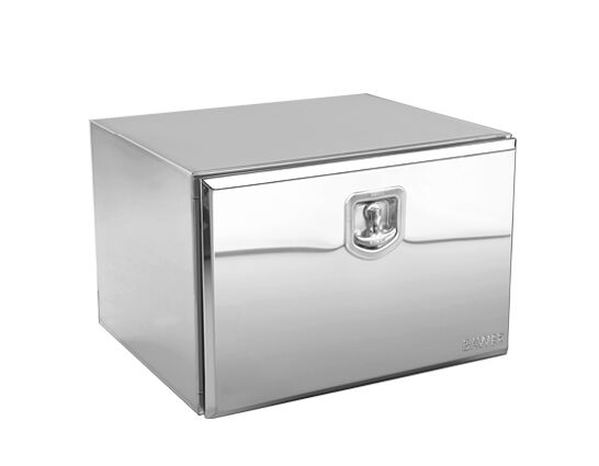 Bawer gereedschapskist Value - 1000 x 500 x 500 mm (BxHxD) - RVS - gepolijste deksel