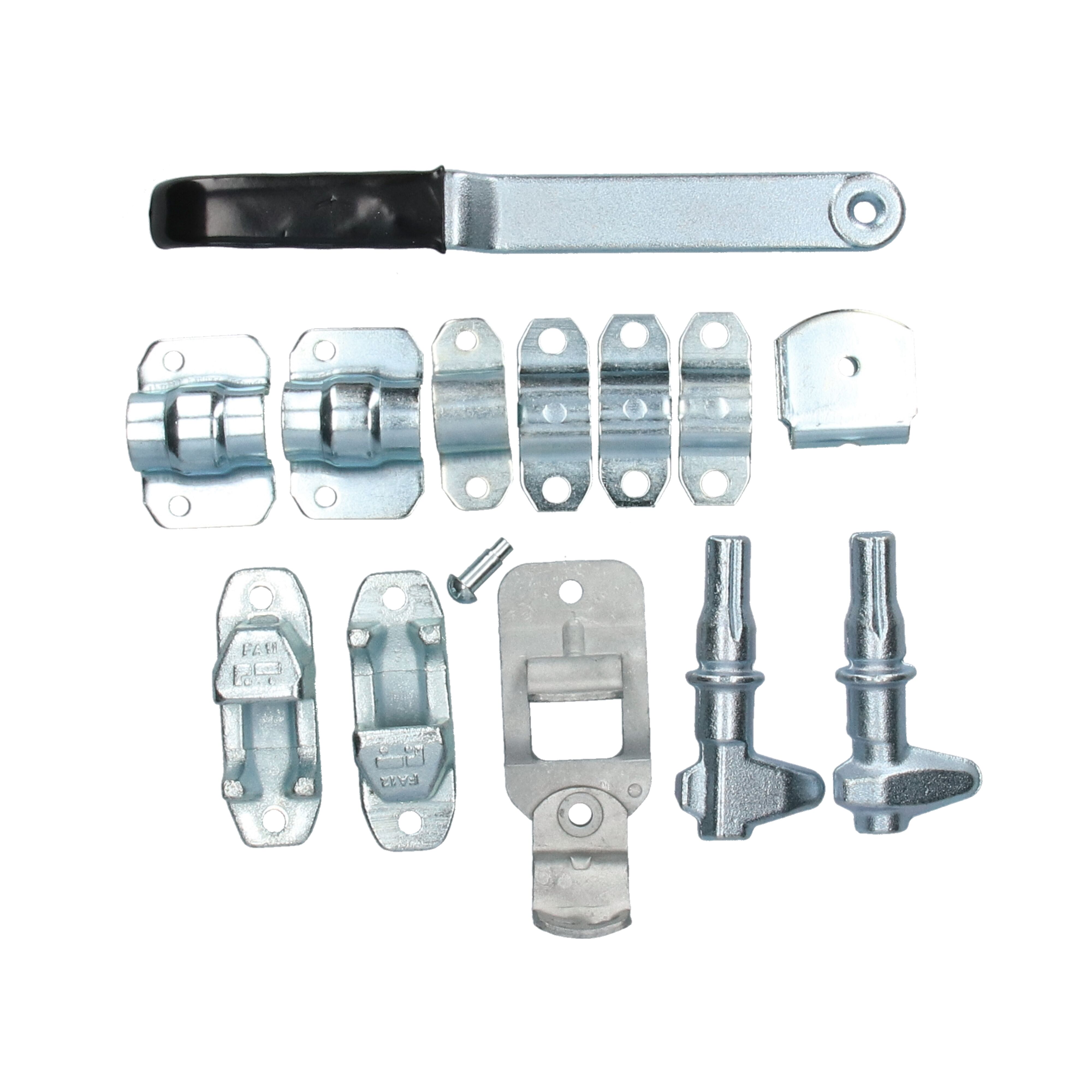 Pommier external locking mechanism set Ø 27 mm - zinc plated