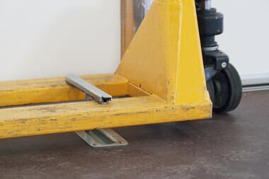 Pommier support la transpalette - encastré - galvanisé