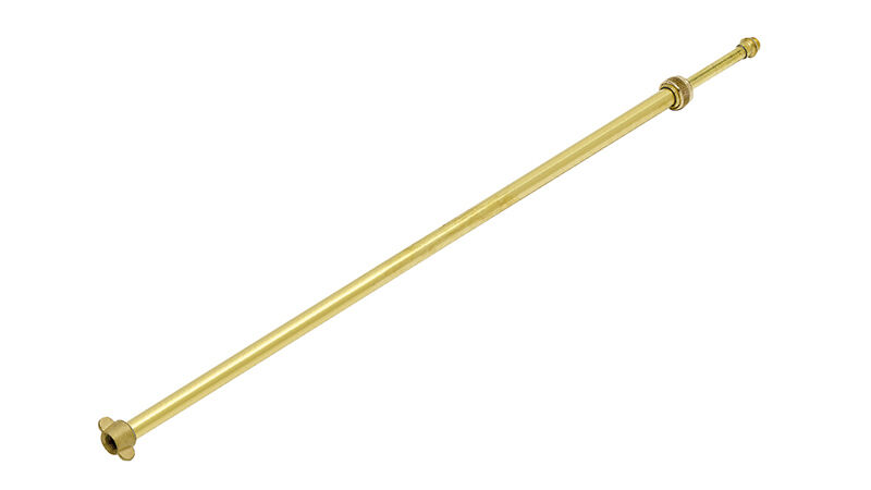 GLORIA telescopische verlengstuk - traploos uitschuifbaar van 500 tot 1000 mm - messing