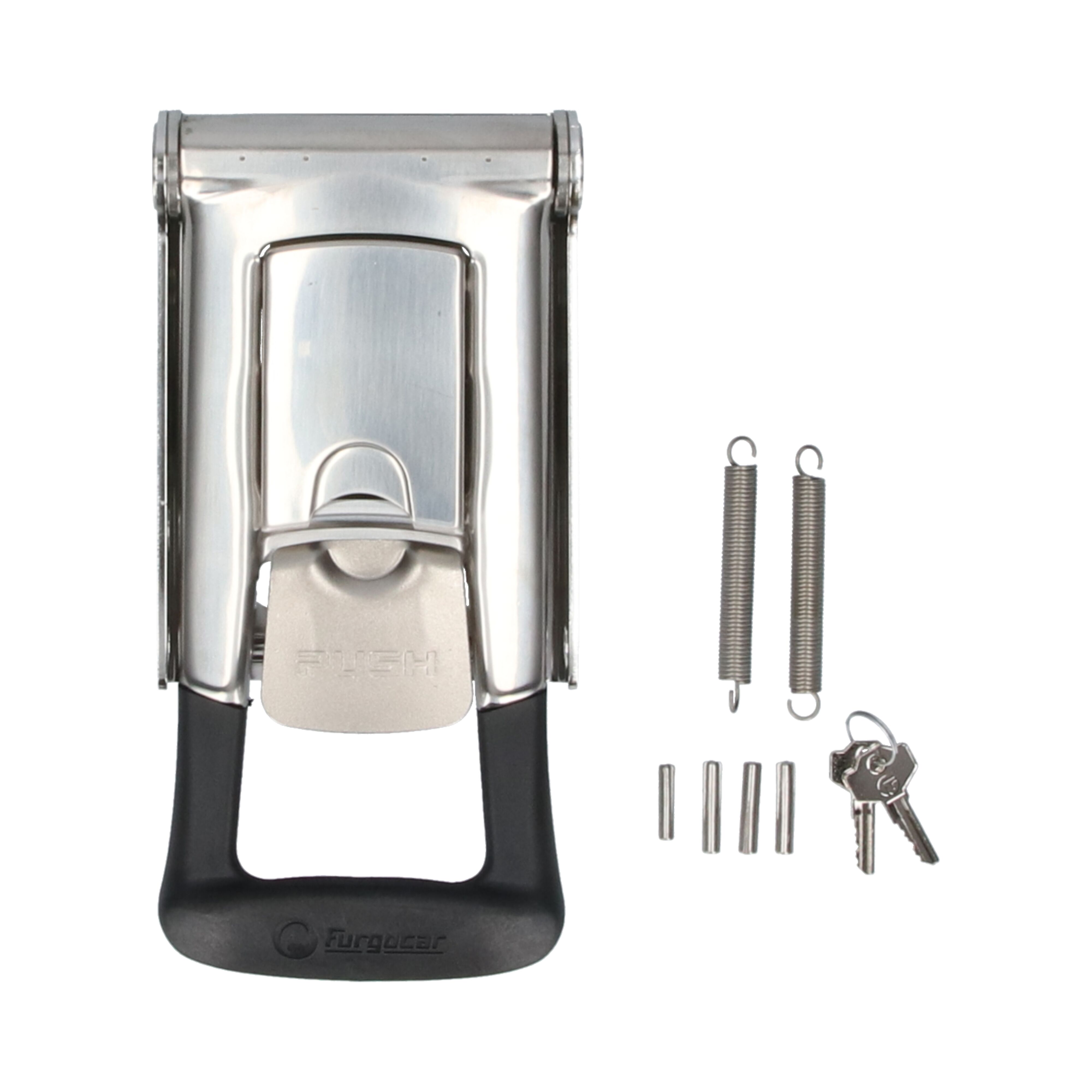 Pommier handle Torseo push - for locking Ø 22 mm - stainless steel