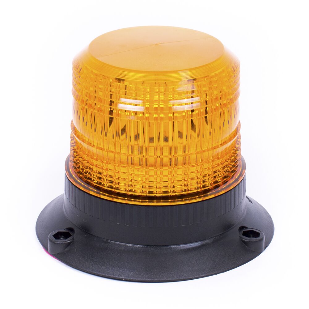 Rhiwa Quality flashing led beacon Delta - 3 bolts - orange