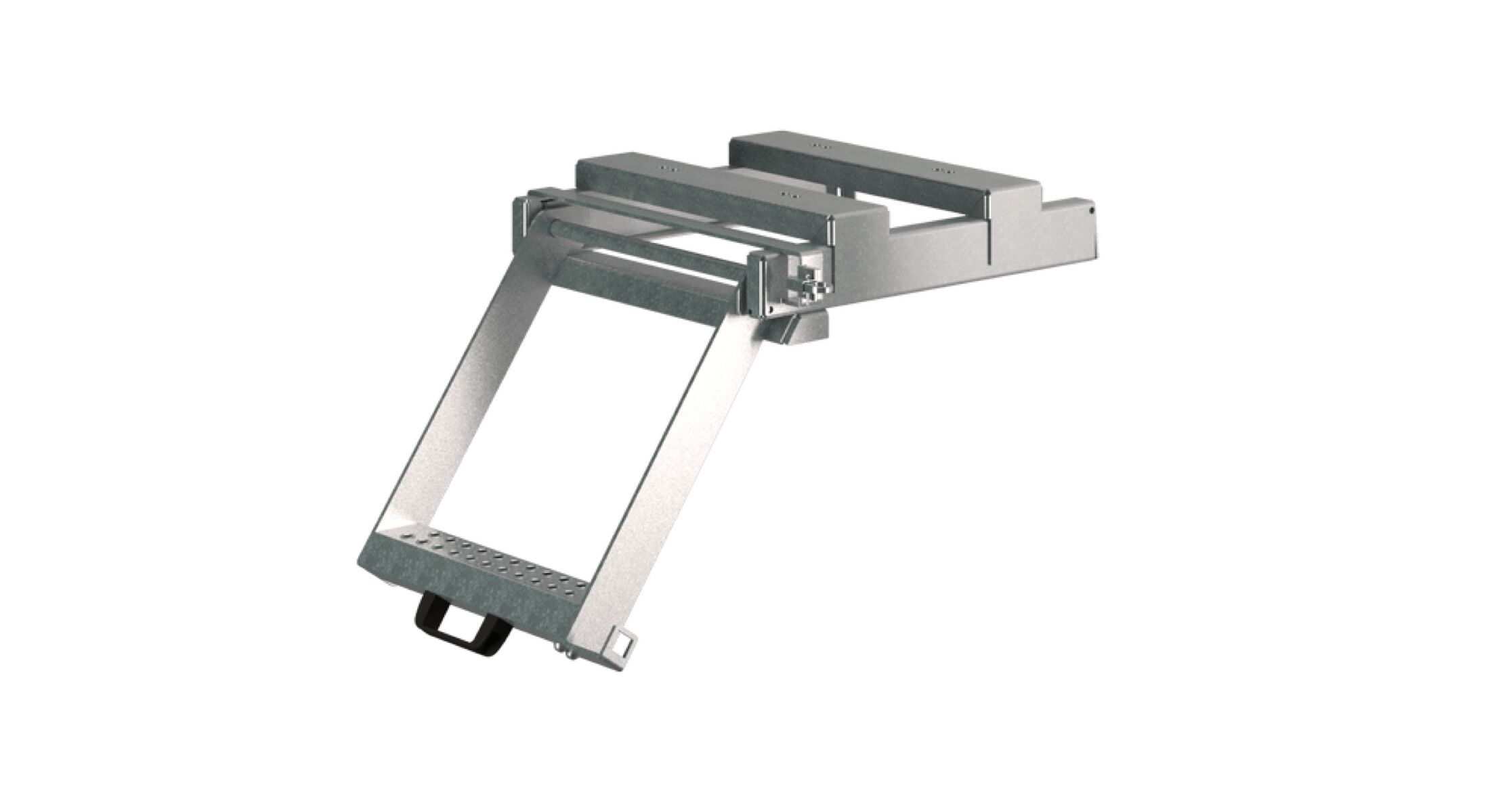 Takler marche escamotable - 1 marche - 553 x 462 x 135 mm (LxLxH) - galvanisée à chaud