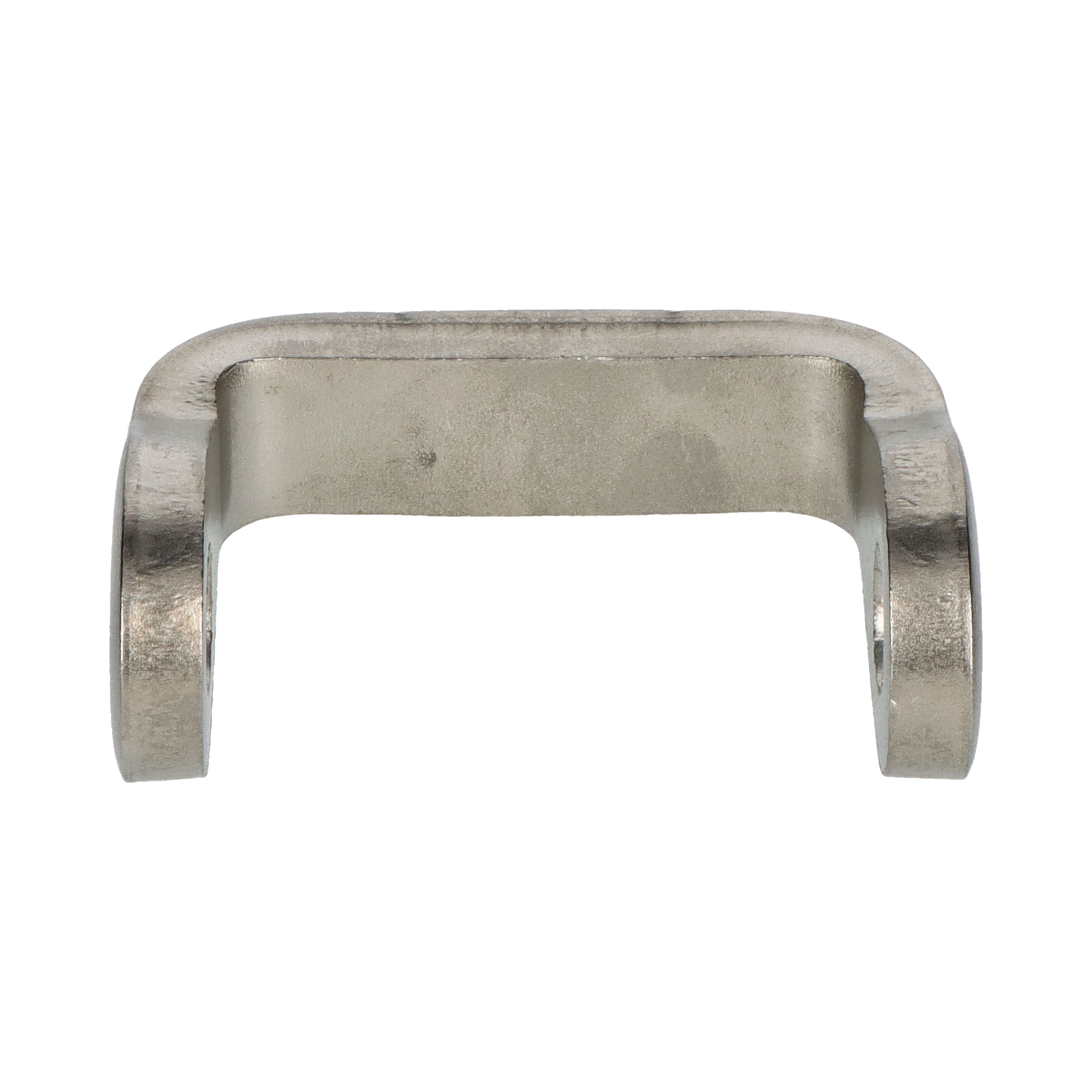 Pommier hinge trestle - weld-on - for hinge plate width 52 mm - stainless steel