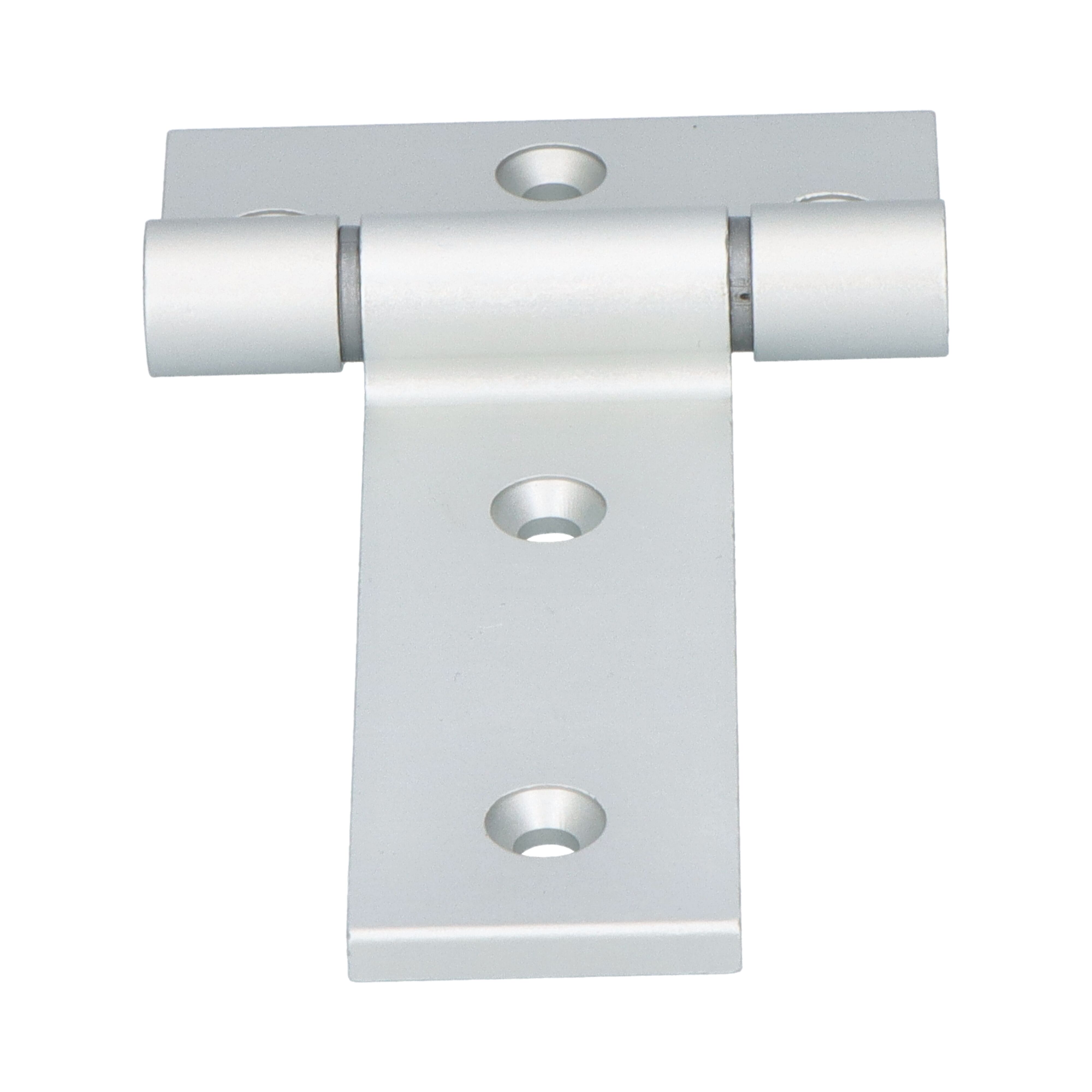 Pommier charnière de porte plaque latérale 85 mm - aluminium