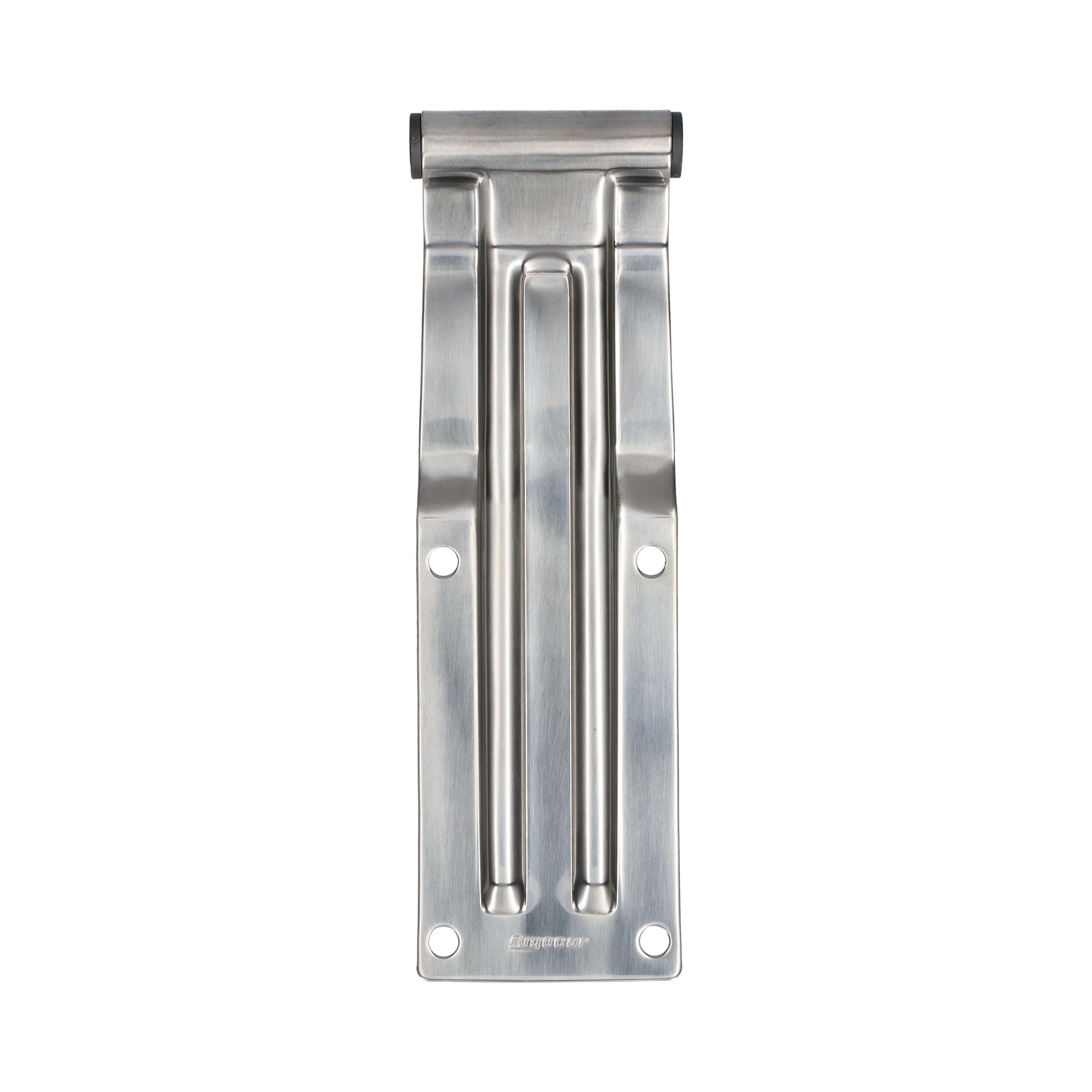 Pommier rear door hinge plate 300 mm - trestle width 98 mm - stainless steel