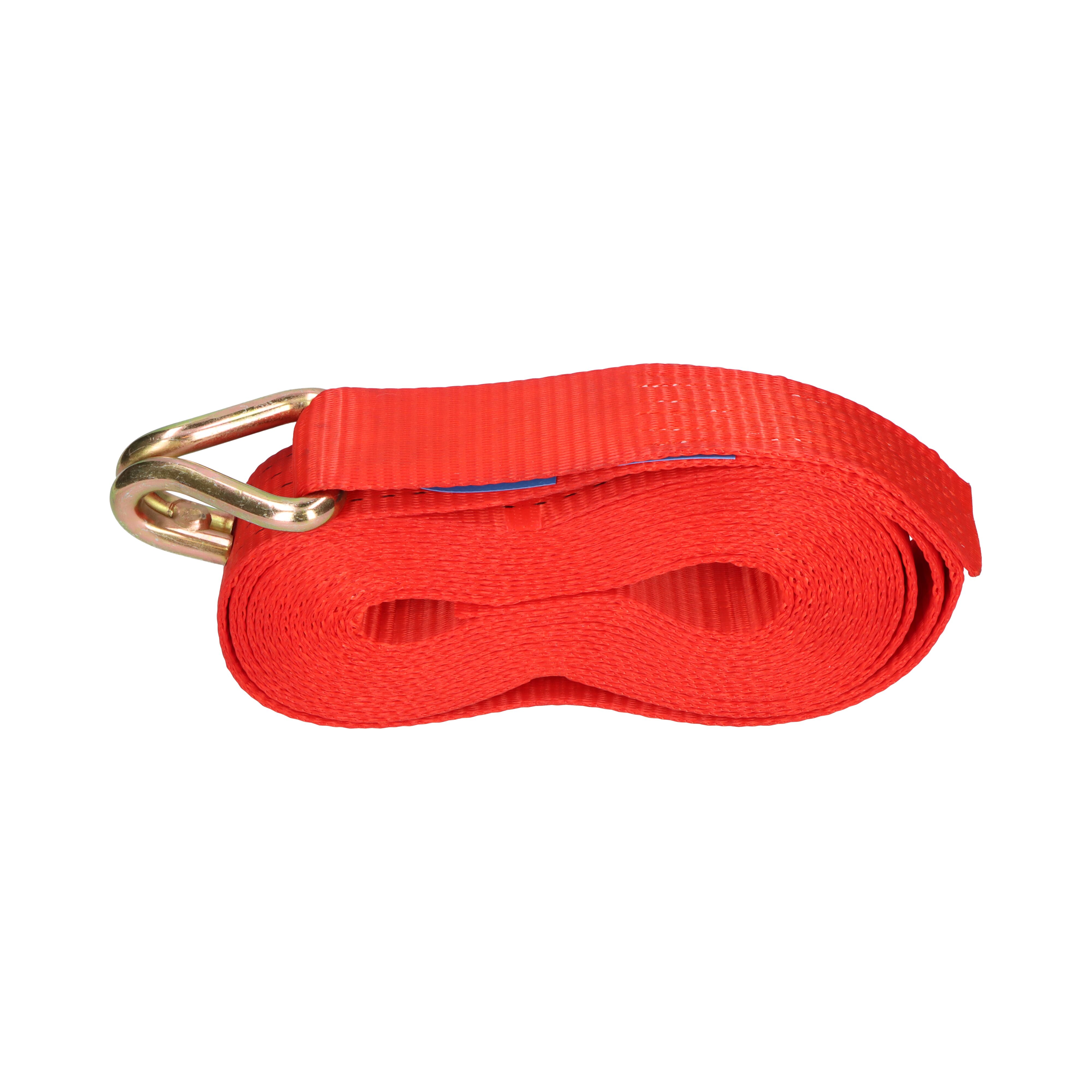 Rhiwa Quality sjorband los eind - 50 mm - met dubbele punthaak - 7500 mm