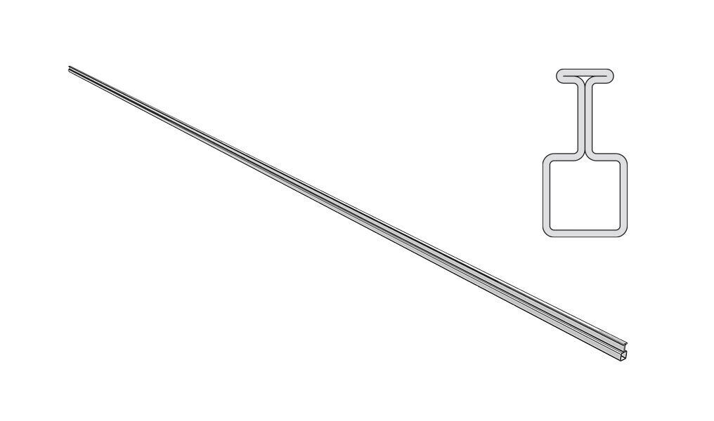 Edscha rail de roulement - modèle T - 7000 mm - pour Edscha CS Small et VP - acier