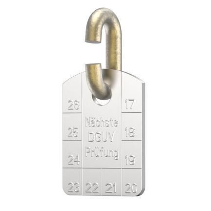 RUD PDA plaquette d´identification des dates de contrôles