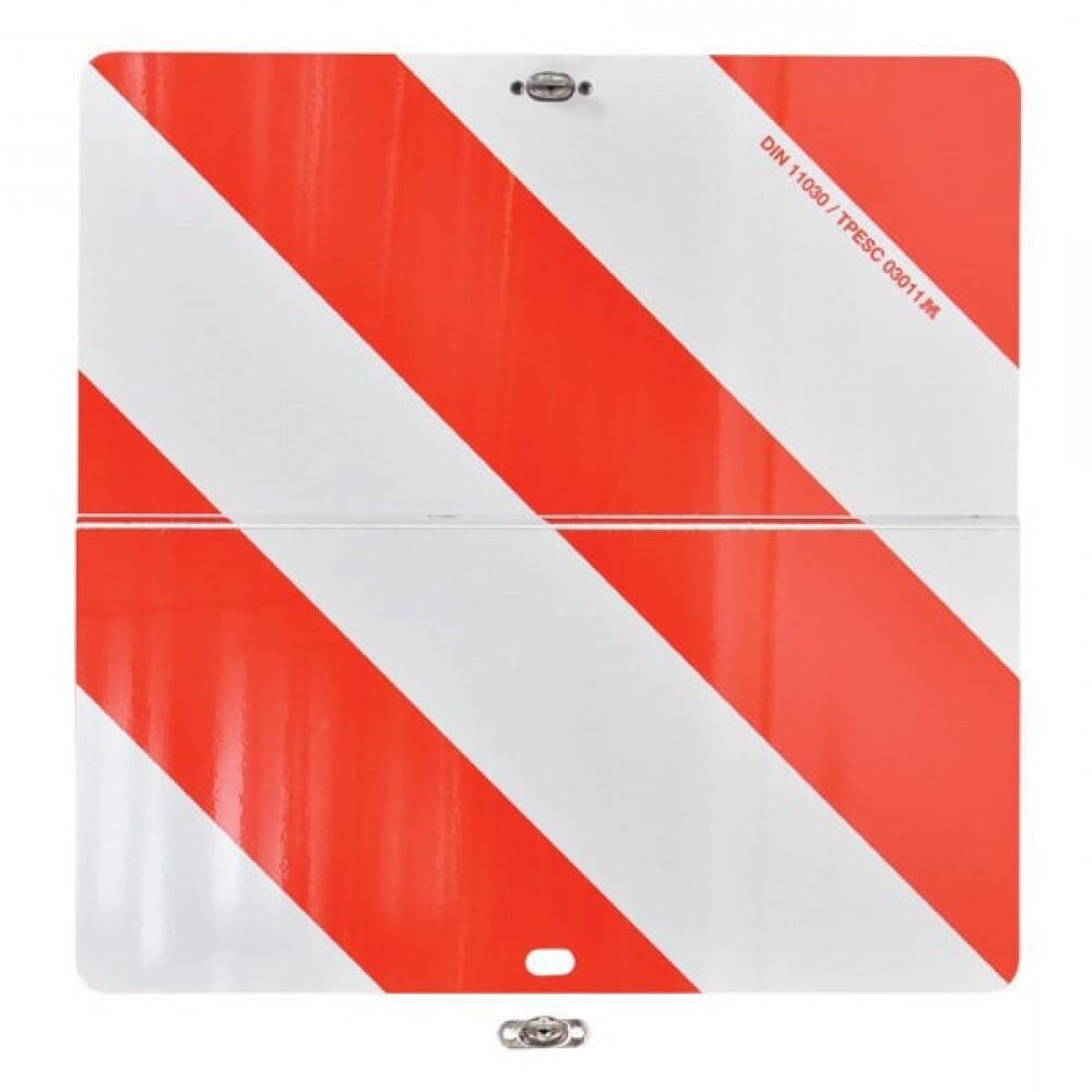 Rhiwa Quality lengte/breedte markeringsbord - 423 x 423 mm - horizontaal klapbaar - rechts wijzend