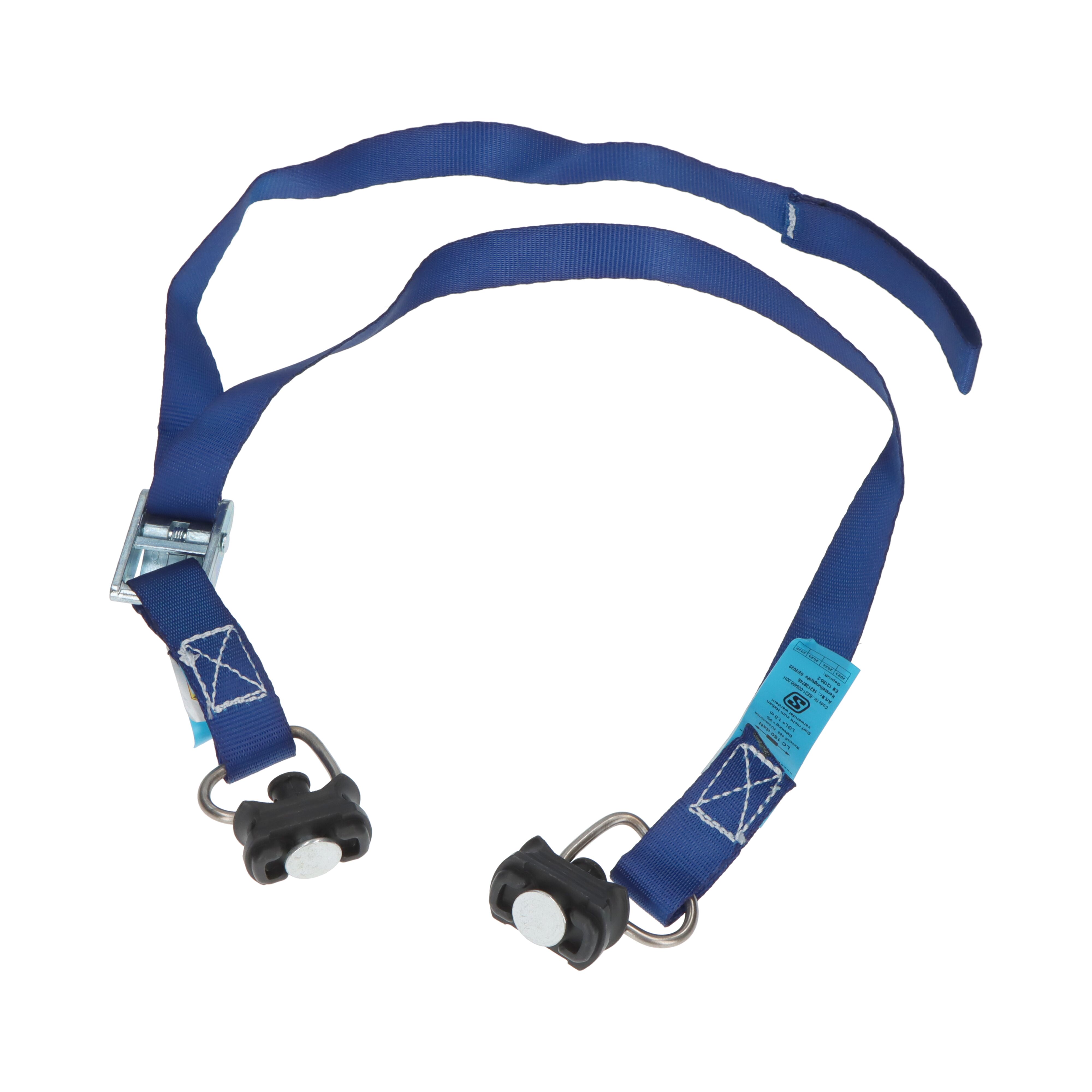 Rhiwa Quality sjorband 25 mm - met klemsluiting en enkele airline fitting - 1100 mm