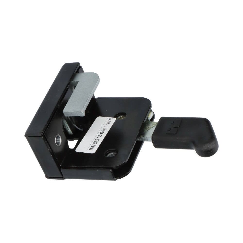 Pommier car door lock - 74 x 69 mm - left - with handle - black coated steel