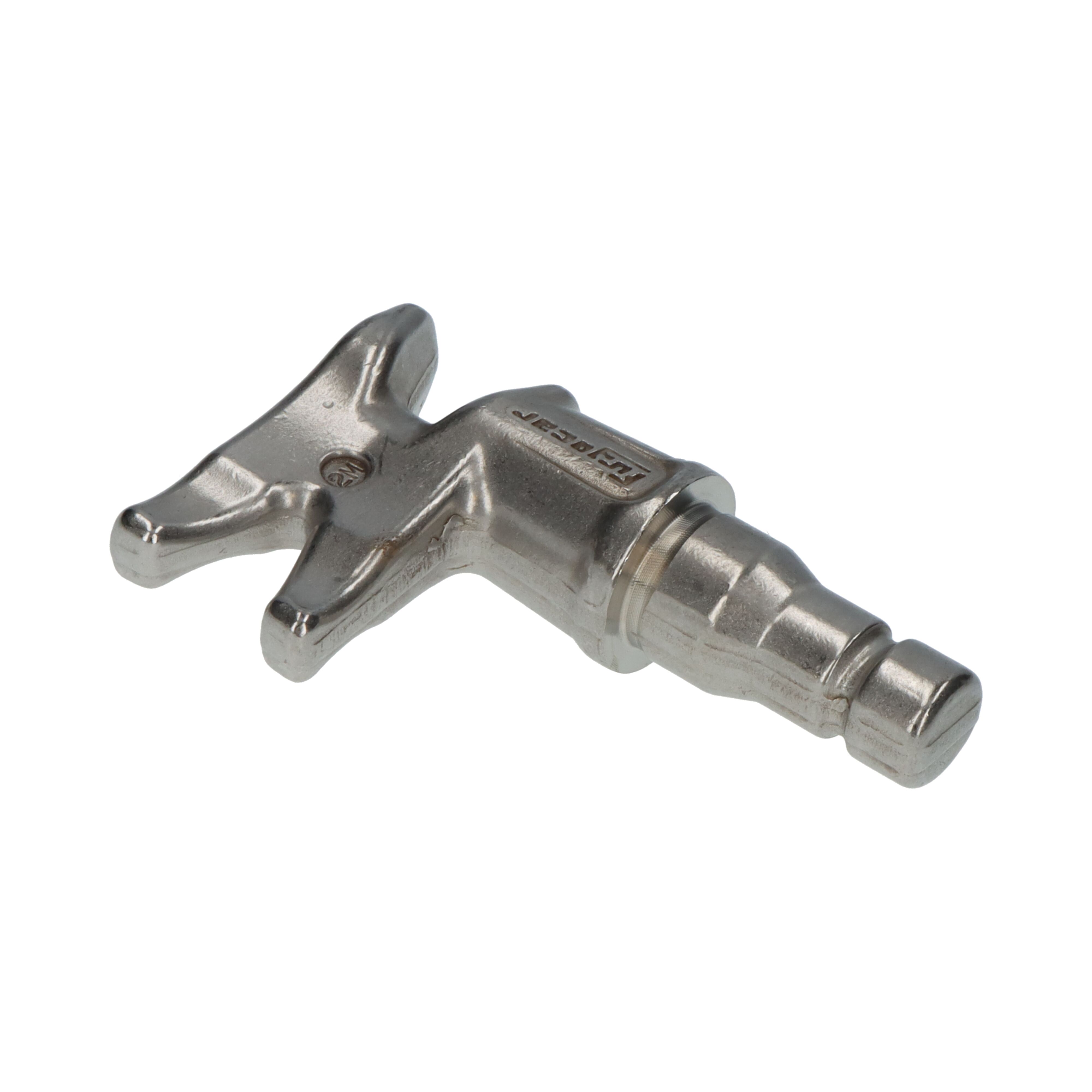 Pommier nokstuk - model PS3 - voor sluiting Ø 27 mm - RVS