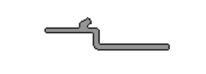 PWP sluitprofiel deur - inwendig - 3093 mm - geanodiseerd aluminium