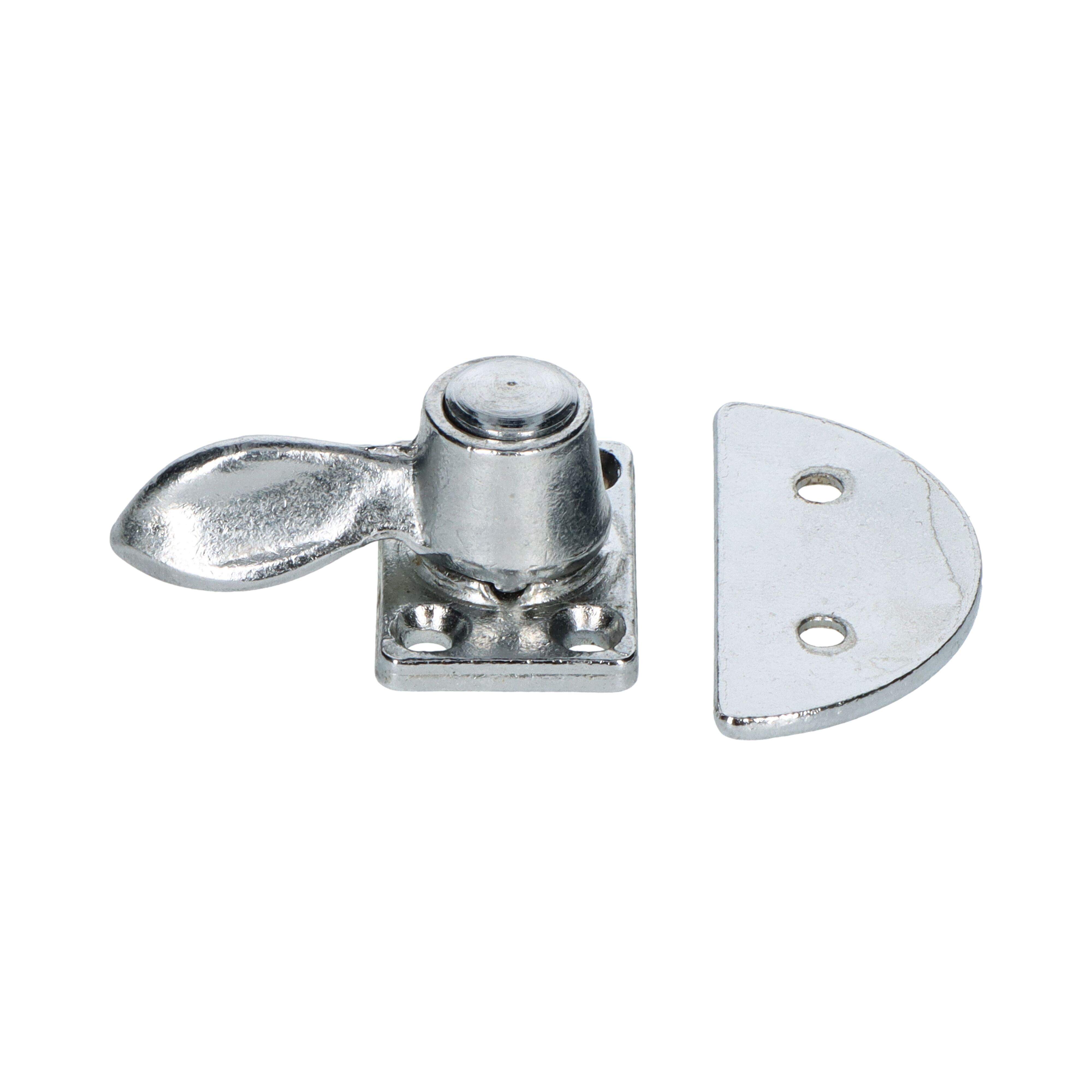 Rhiwa Quality turnbuckle lock - square/round - chrome-plated