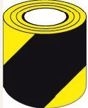 Rhiwa Quality feuille jaune/noire - gauche - 50 mètres