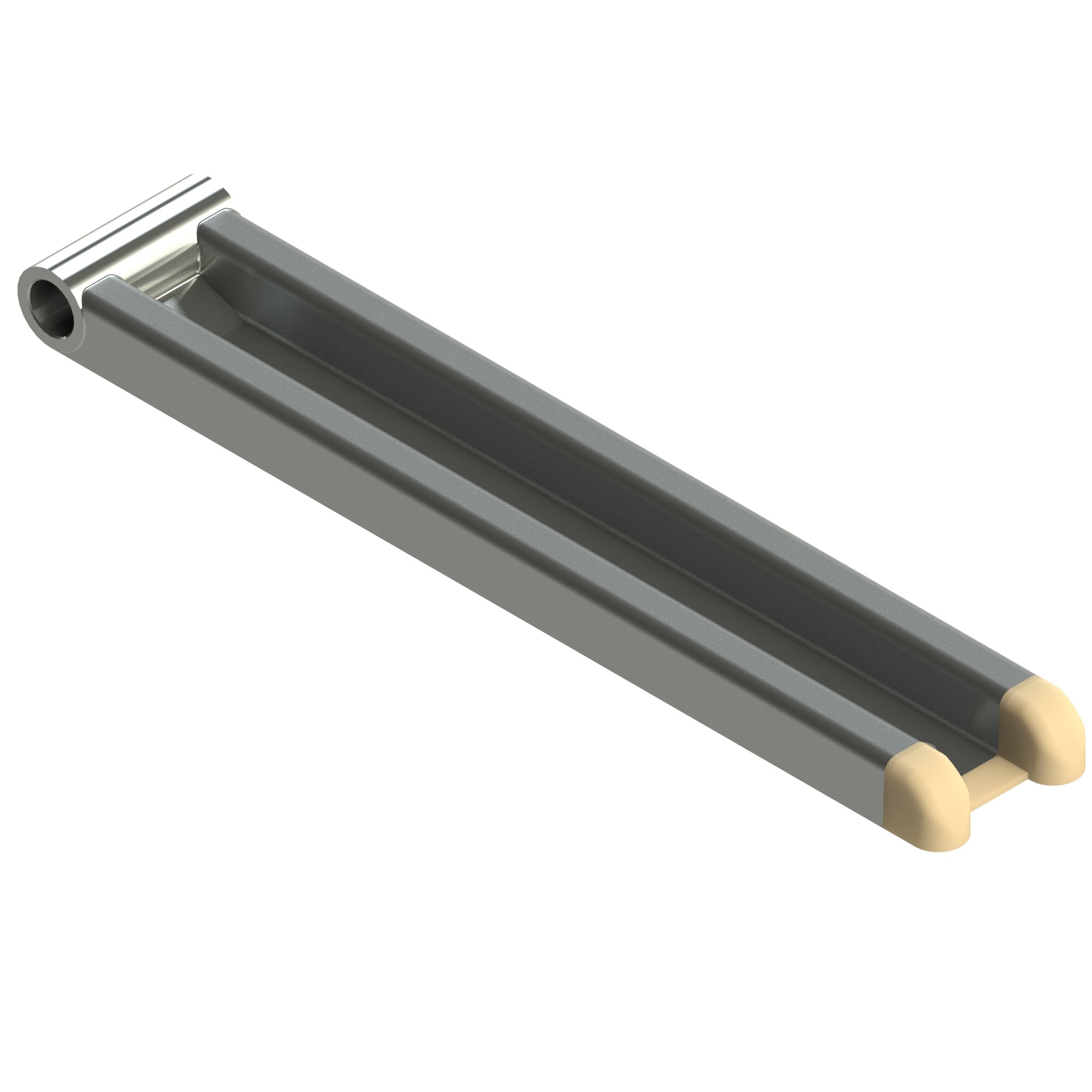 Rhiwa Quality M-profile hinge 300 mm - including end cap - zinc-plated