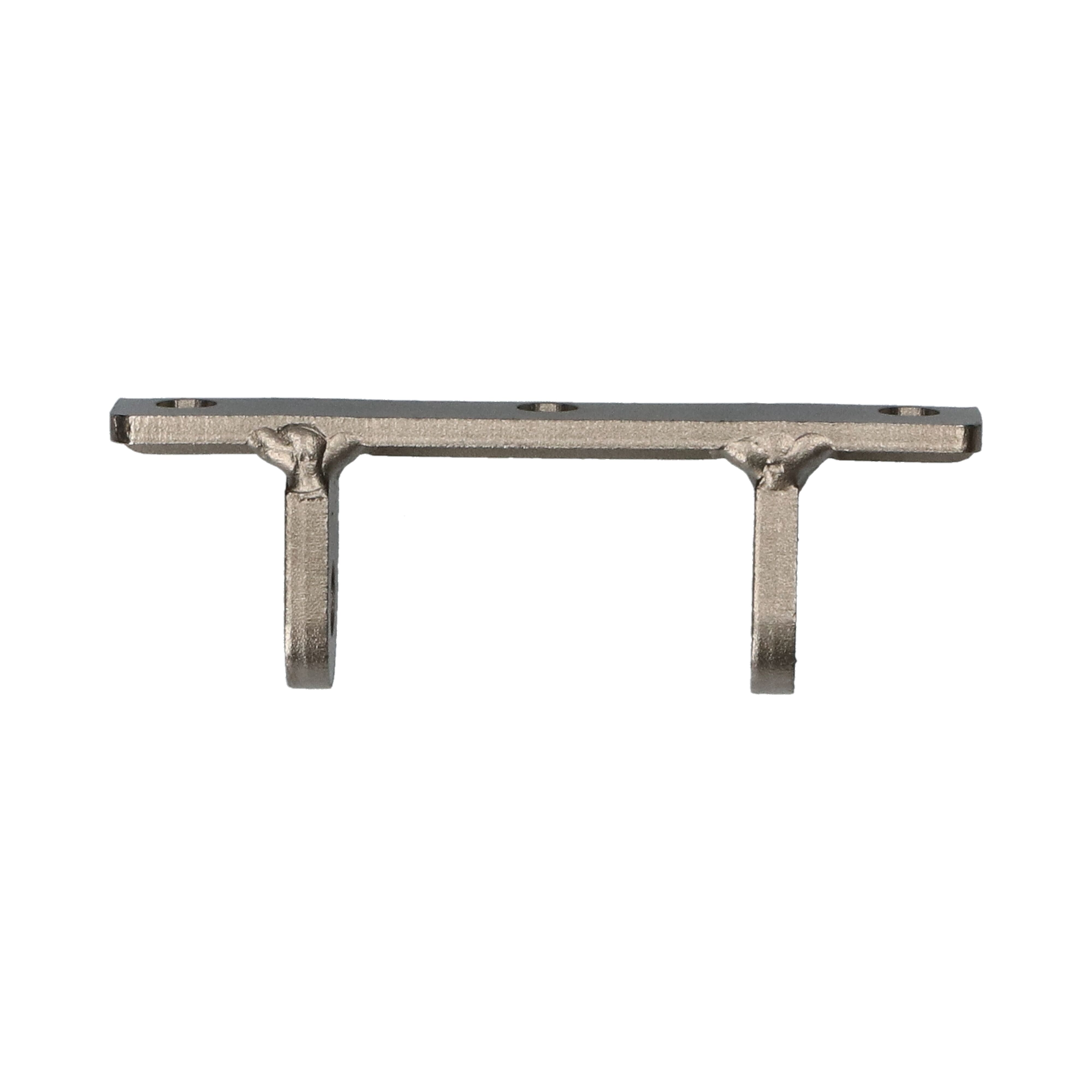 Pommier scharnierbok - schroefbaar - voor scharnierbreedte 58 mm - RVS