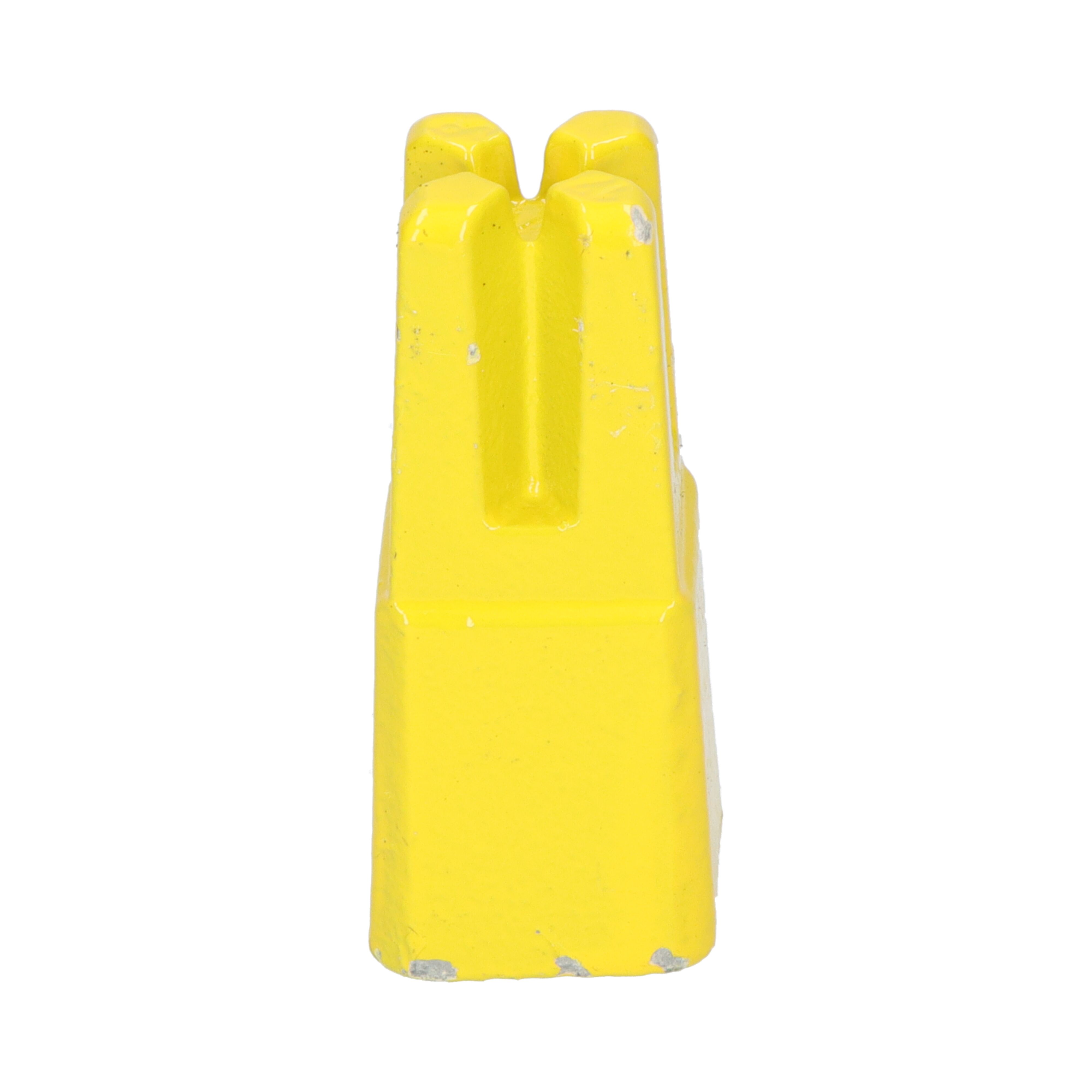 Hawle attachment head 8670 for Maleilt-in fitting ¾"-2" yellow