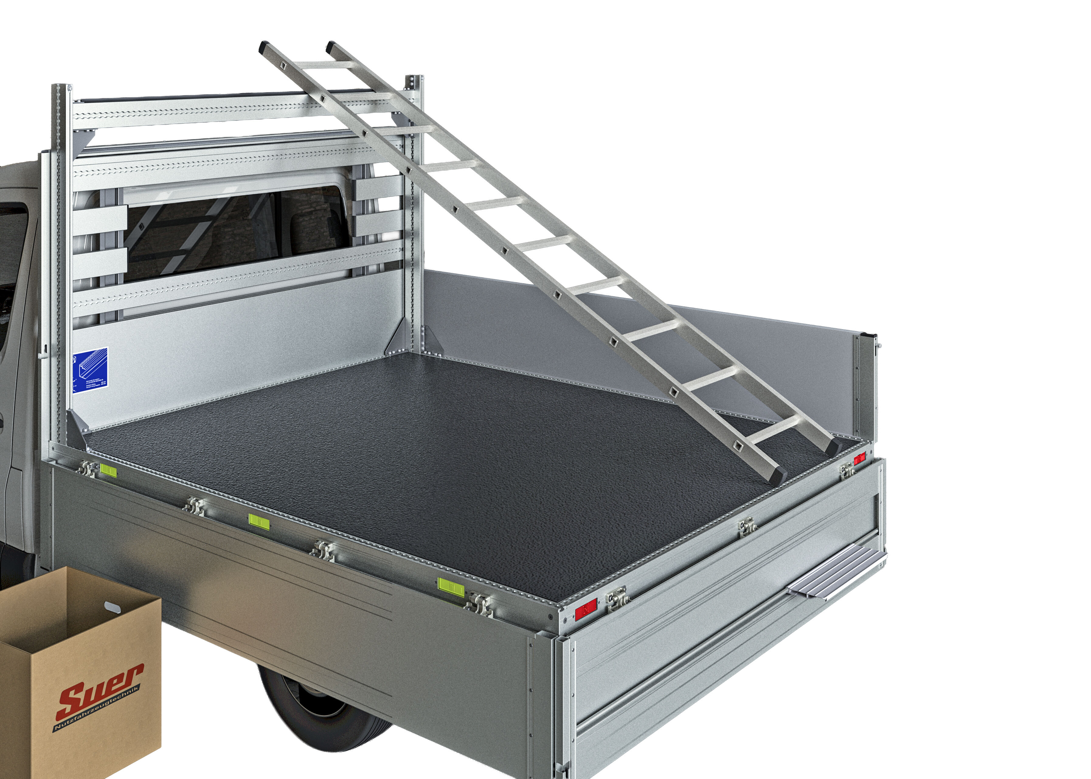 Rhiwa Quality lichtgewicht laadbak ASPLe voor KIA PV5 chassis