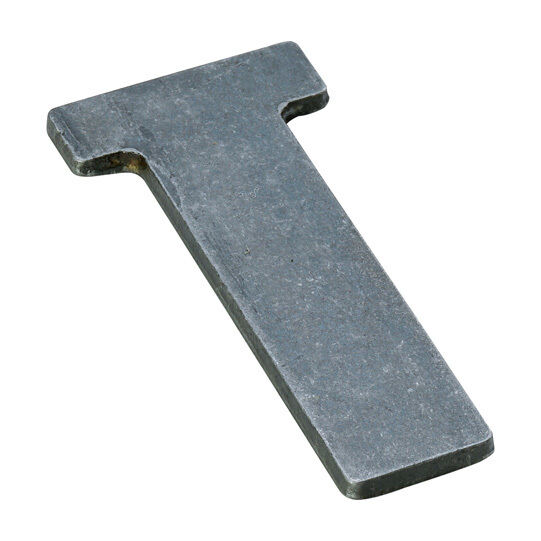 Kinnegrip K20 / K4 T-haak - voor boven houder kinnetop - blank staal