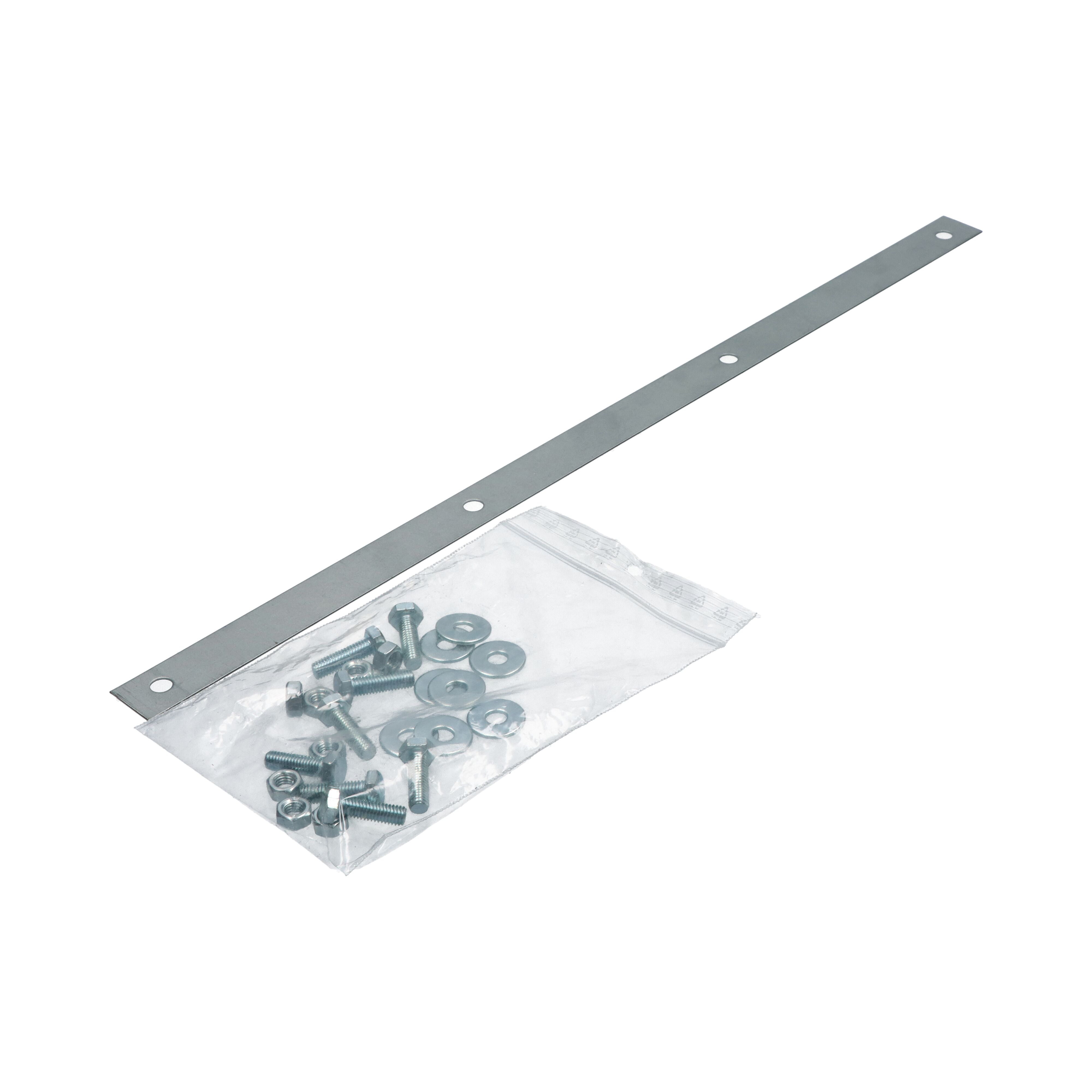 Rhiwa Quality mounting strip - for mudflap 450 mm - incl. bolt set - zinc plated steel