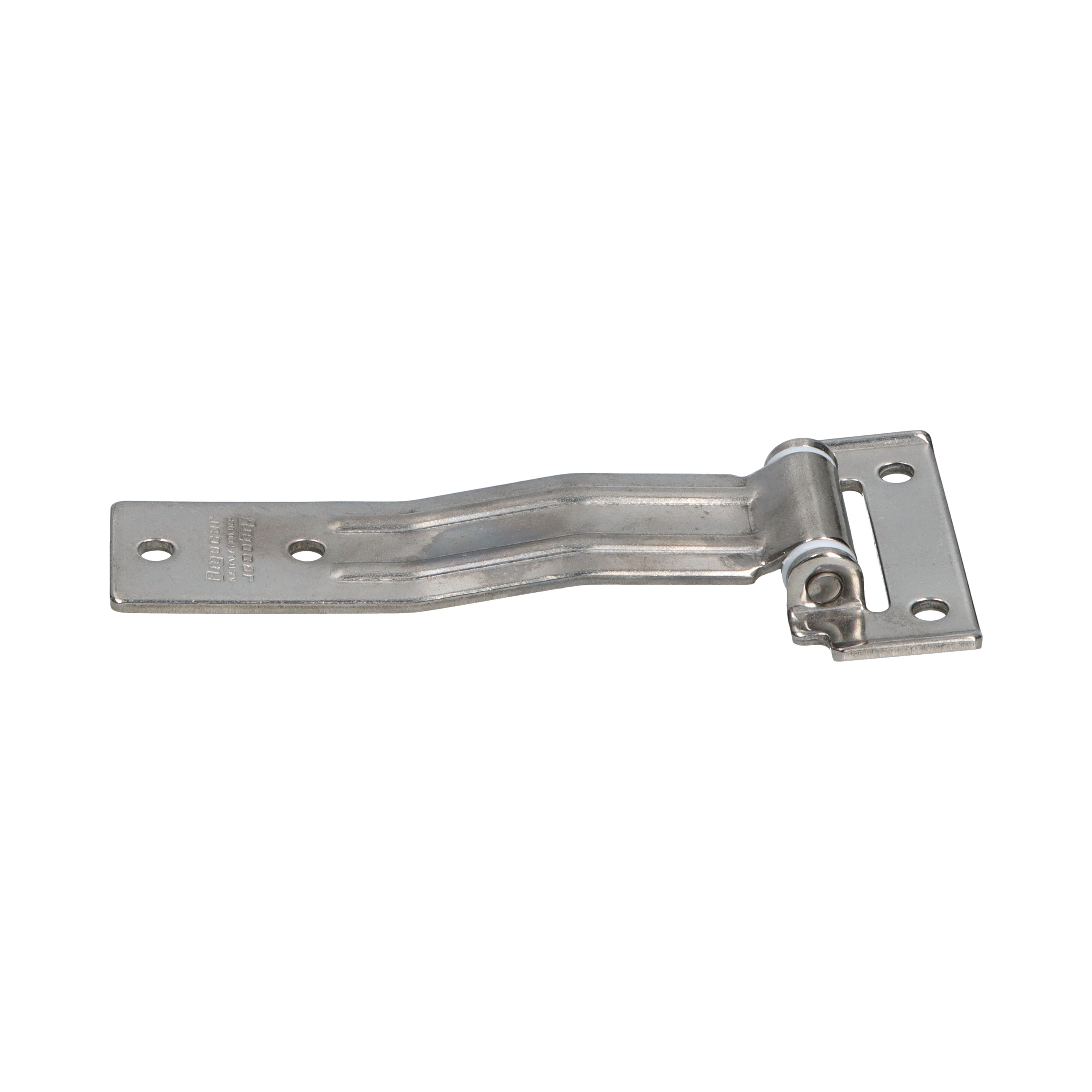 Pommier zijdeurscharnier verzet 129 mm - RVS