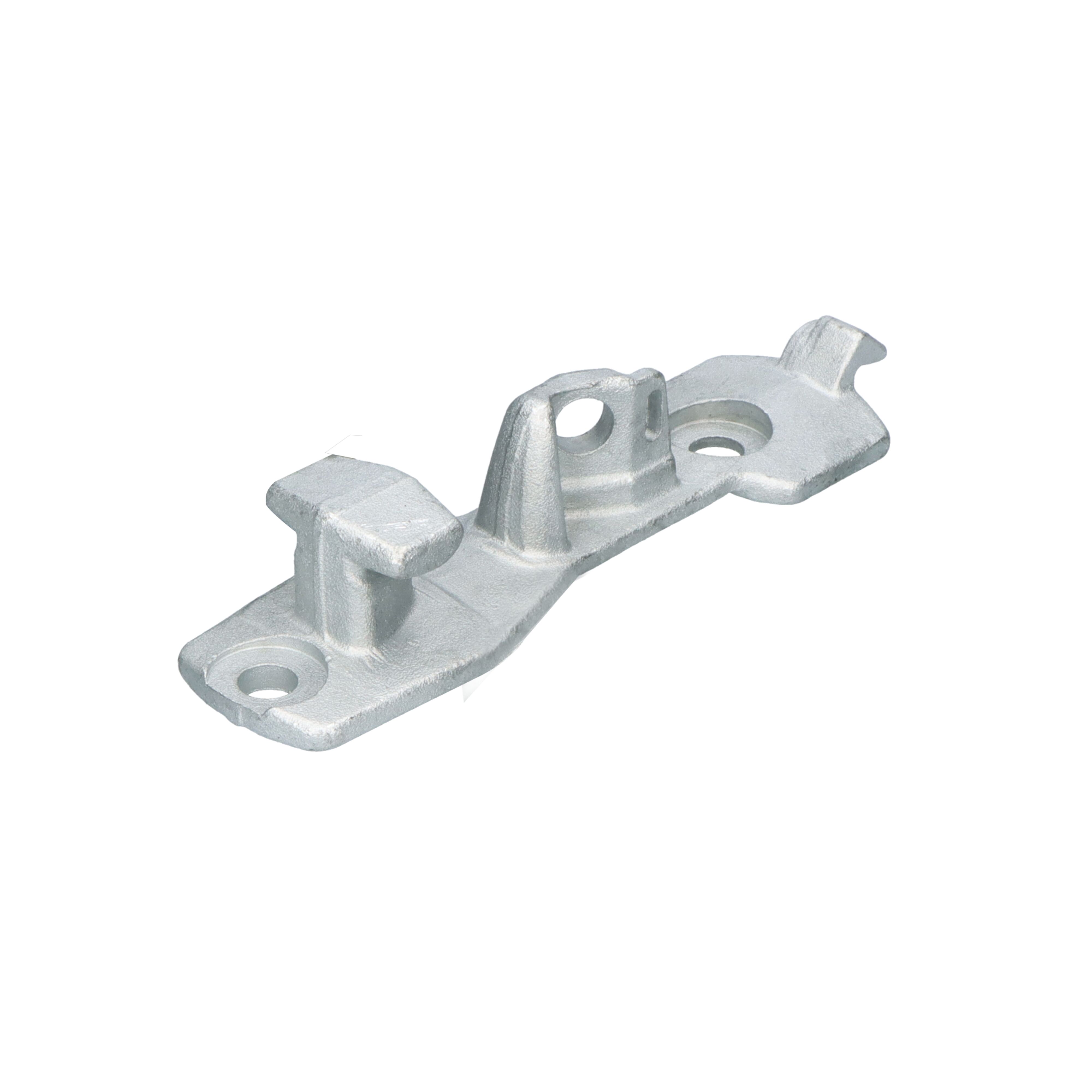 Pommier coupling plate - for handle Ø 16 and 18 mm locking - zinc-plated