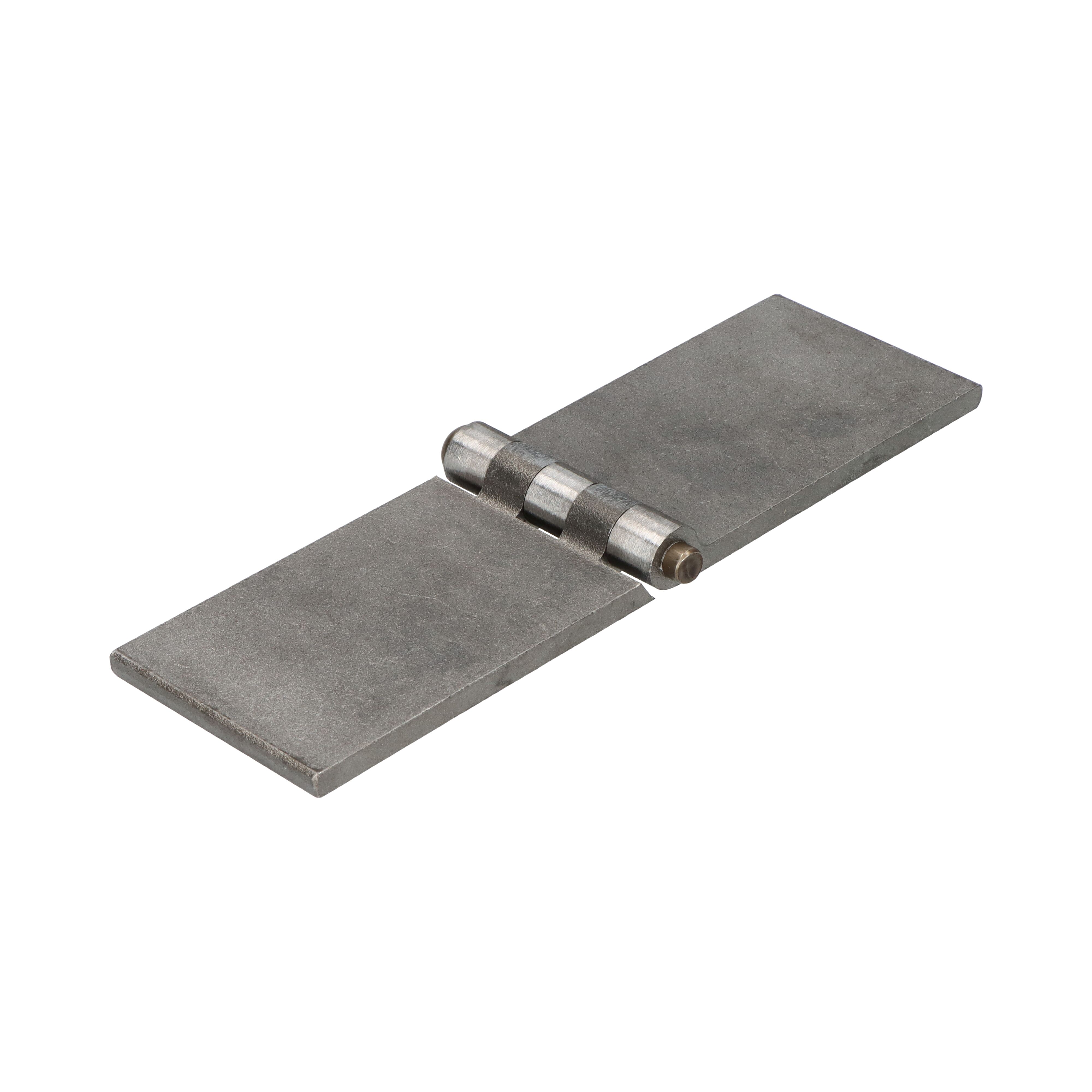Rhiwa Quality portierscharnier 60 x 100 x 6 mm (BxLxD) - pen Ø 8 mm - blank staal