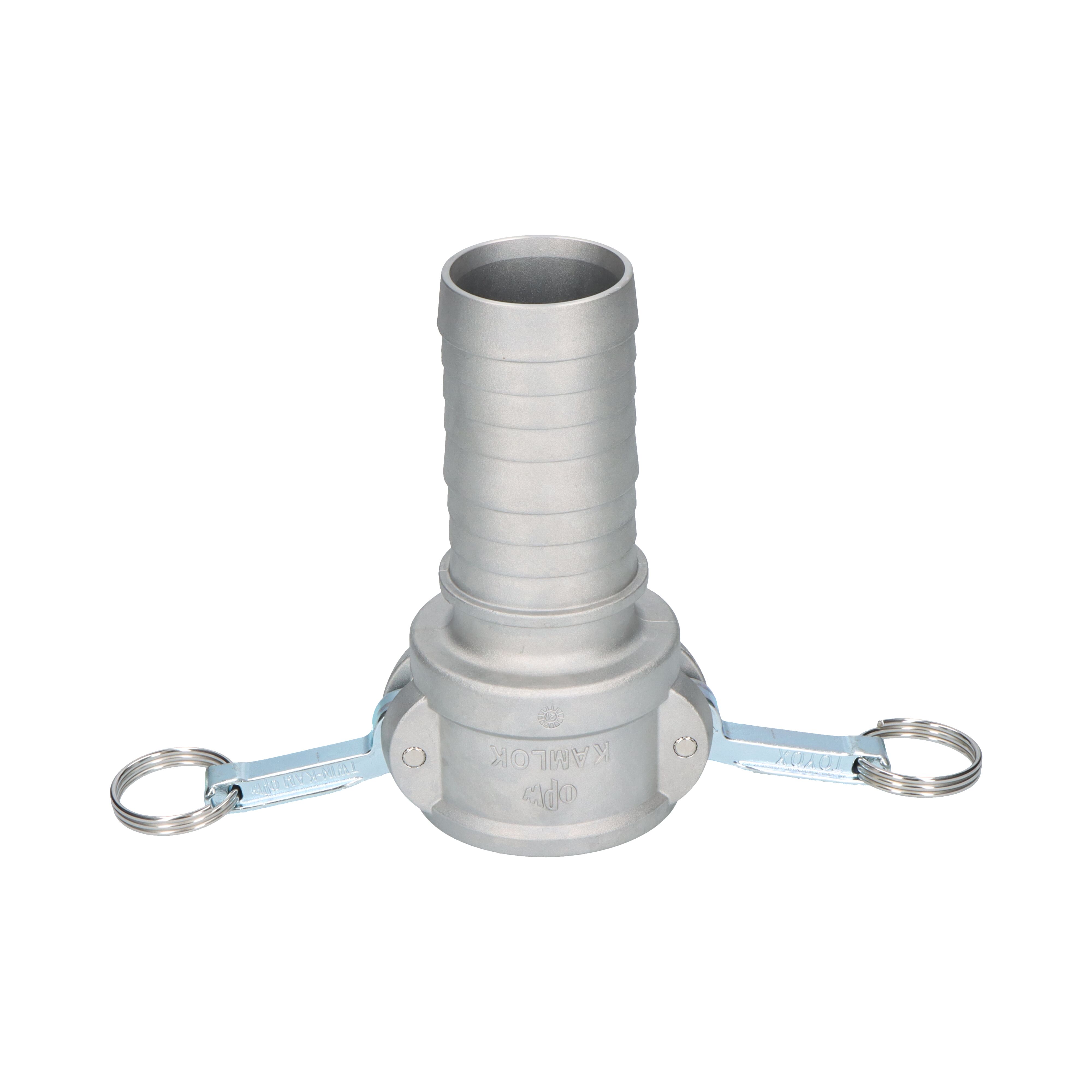OPW coupler Kamlok coupler C 4" hose shank for hose clamps AL