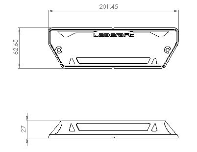 Labcraft led verlichting Scenelite SI9 - 12V - IP67 - 850 lumen - zwart