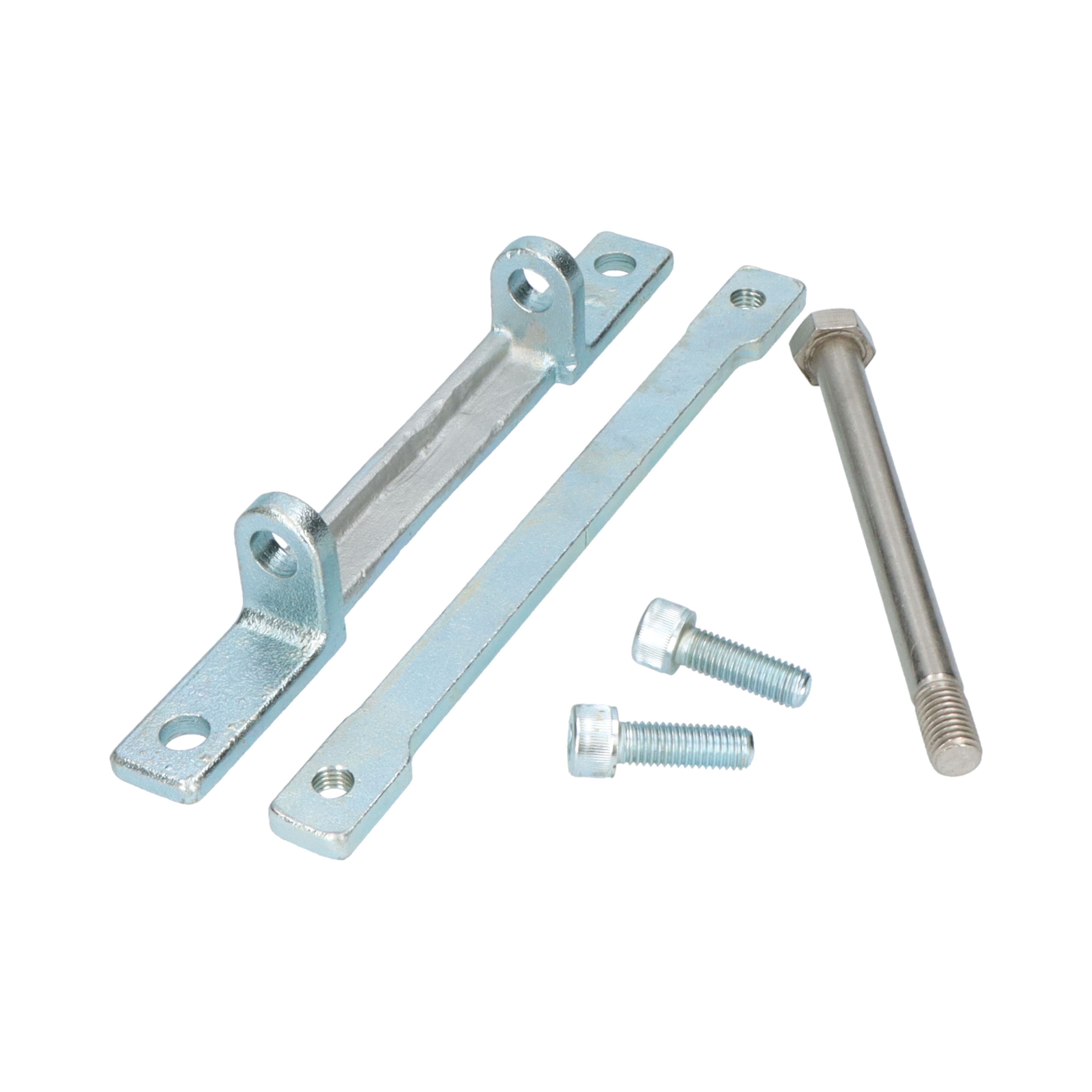 Rhiwa Quality ensemble de supports de charnière - pour porte recouVRante PWP - galvanisé