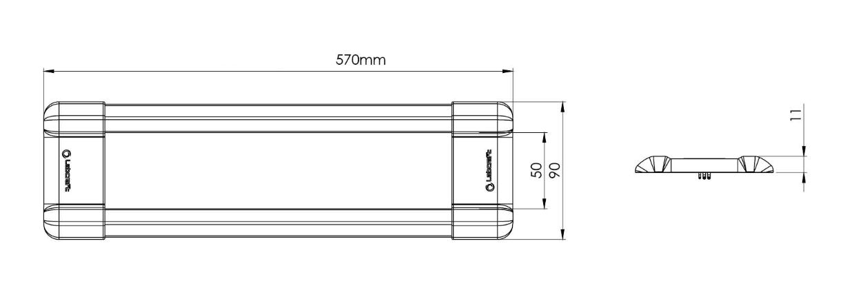Labcraft led lighting Flux-500 - 12V - IP50 - 3400 lumen