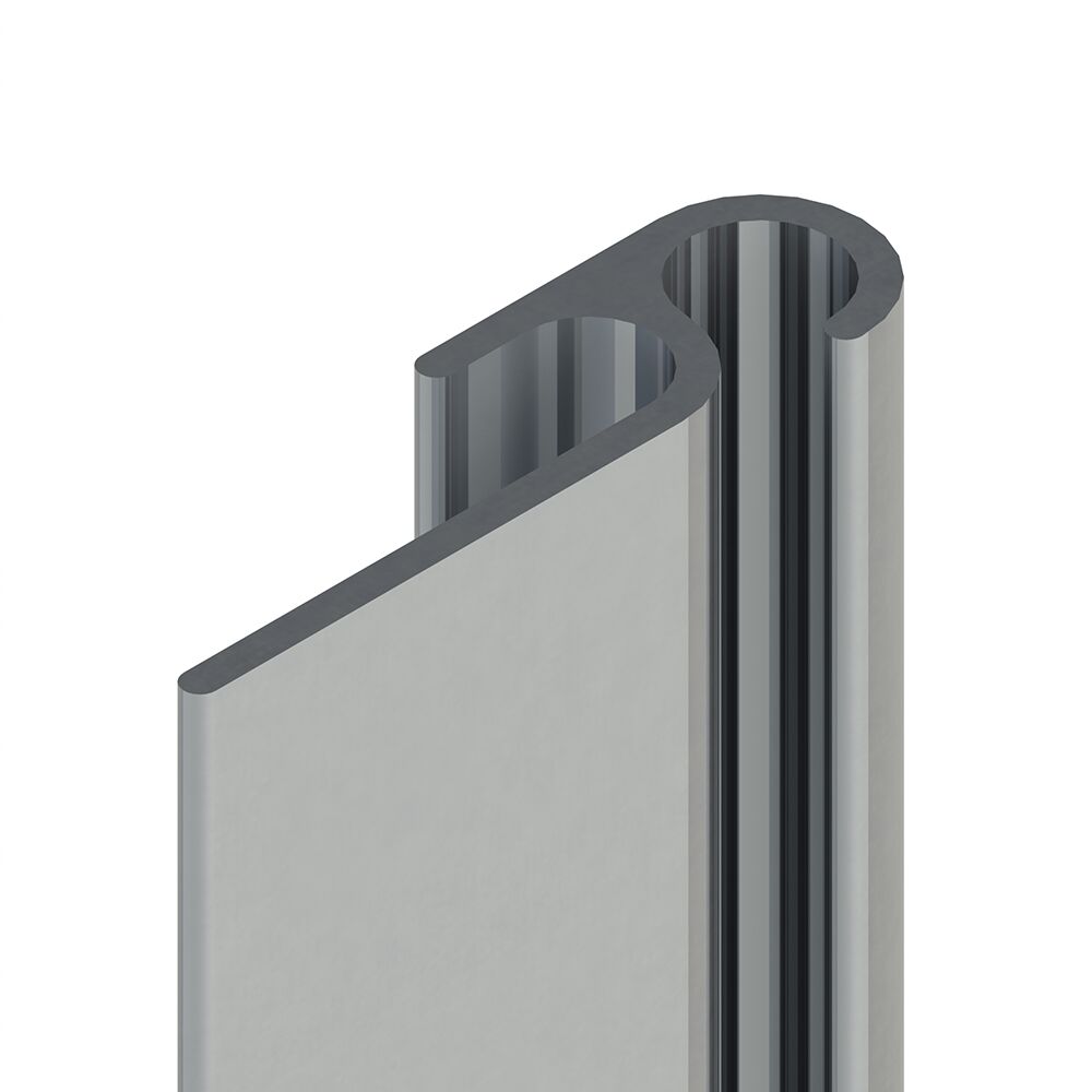 Pommier profil d'accrochage pour bâche - 3250 mm - aluminium