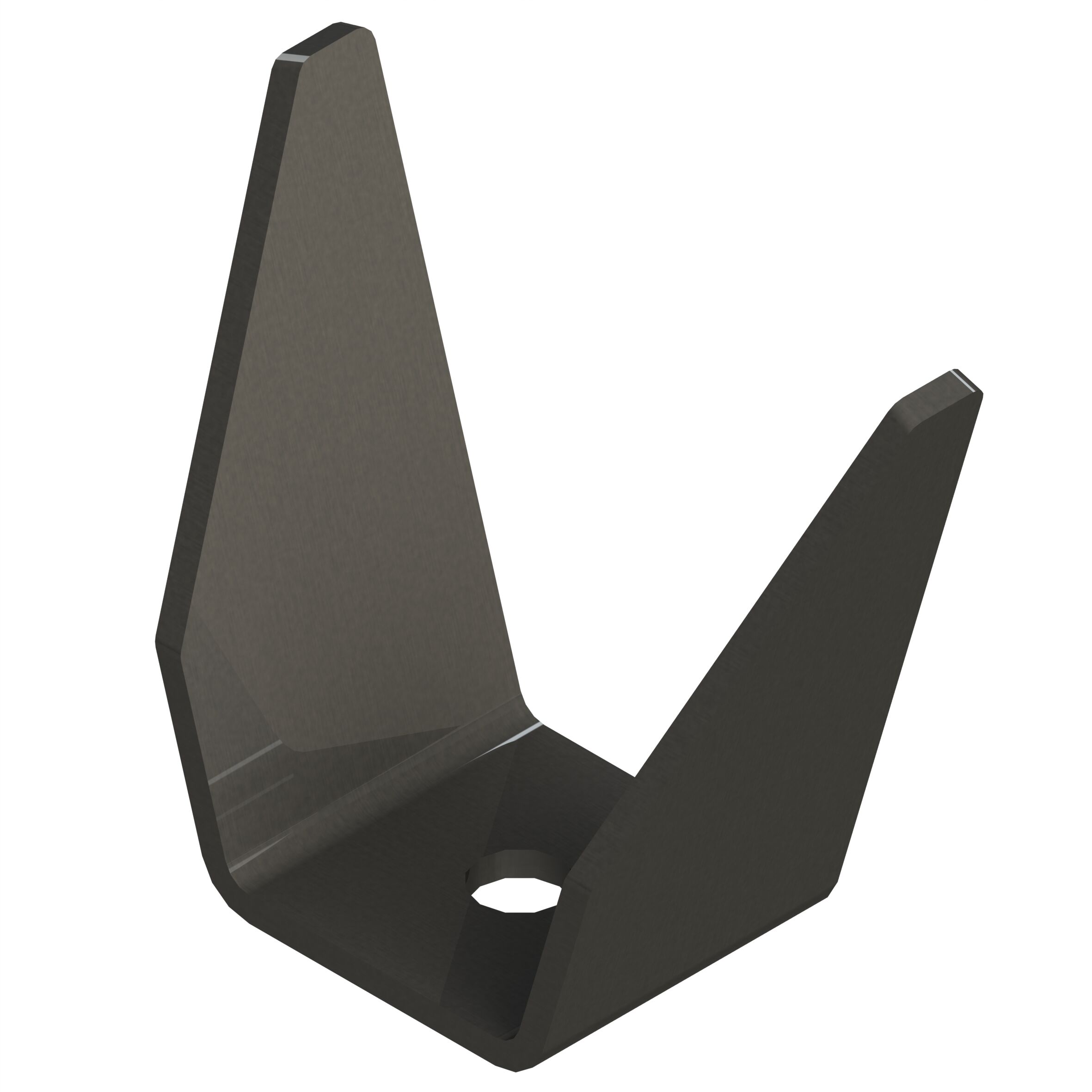 Rhiwa Quality chassis bracket 130 x 60 x 110 mm - plain steel