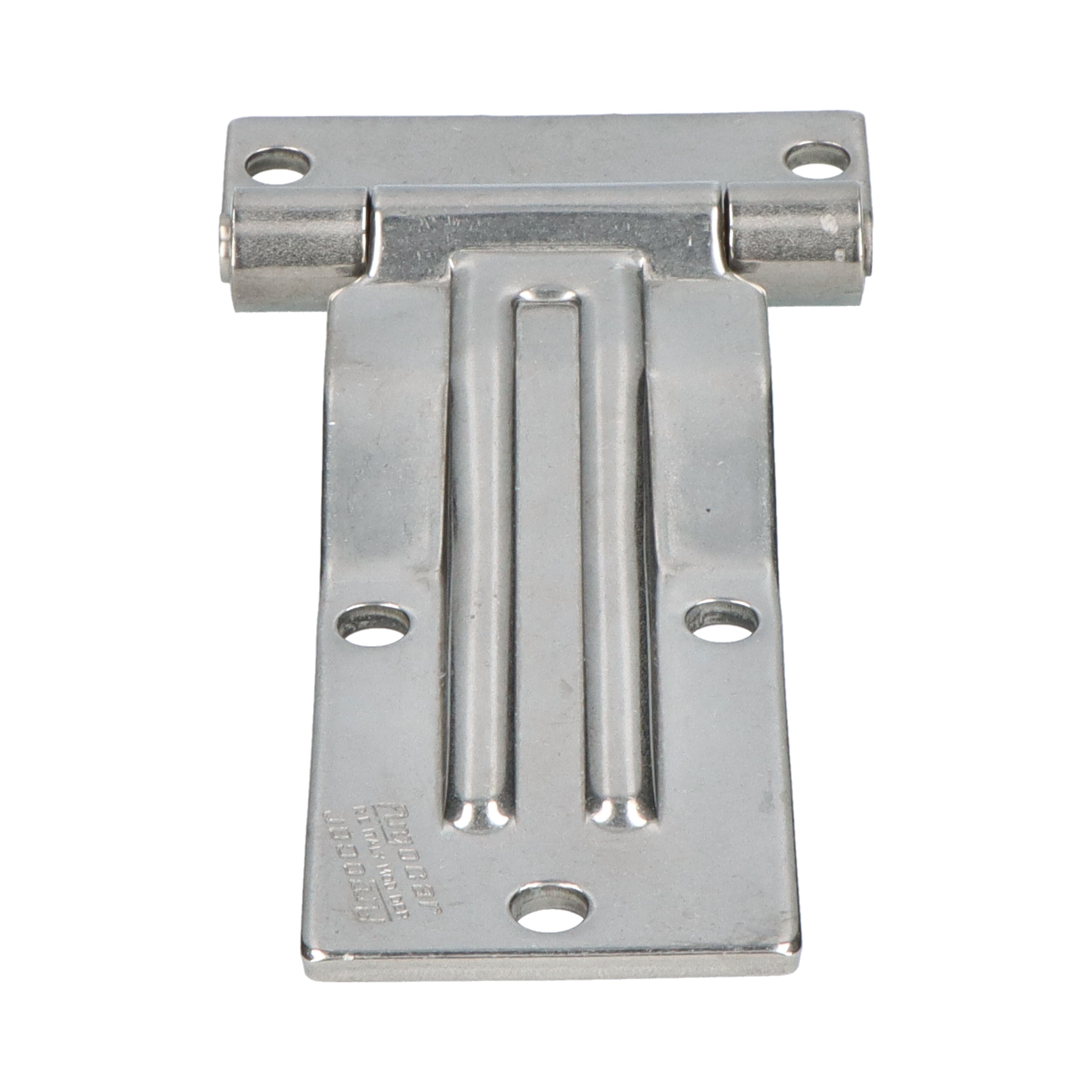 Pommier side door hinge with offset 140 mm - stainless steel