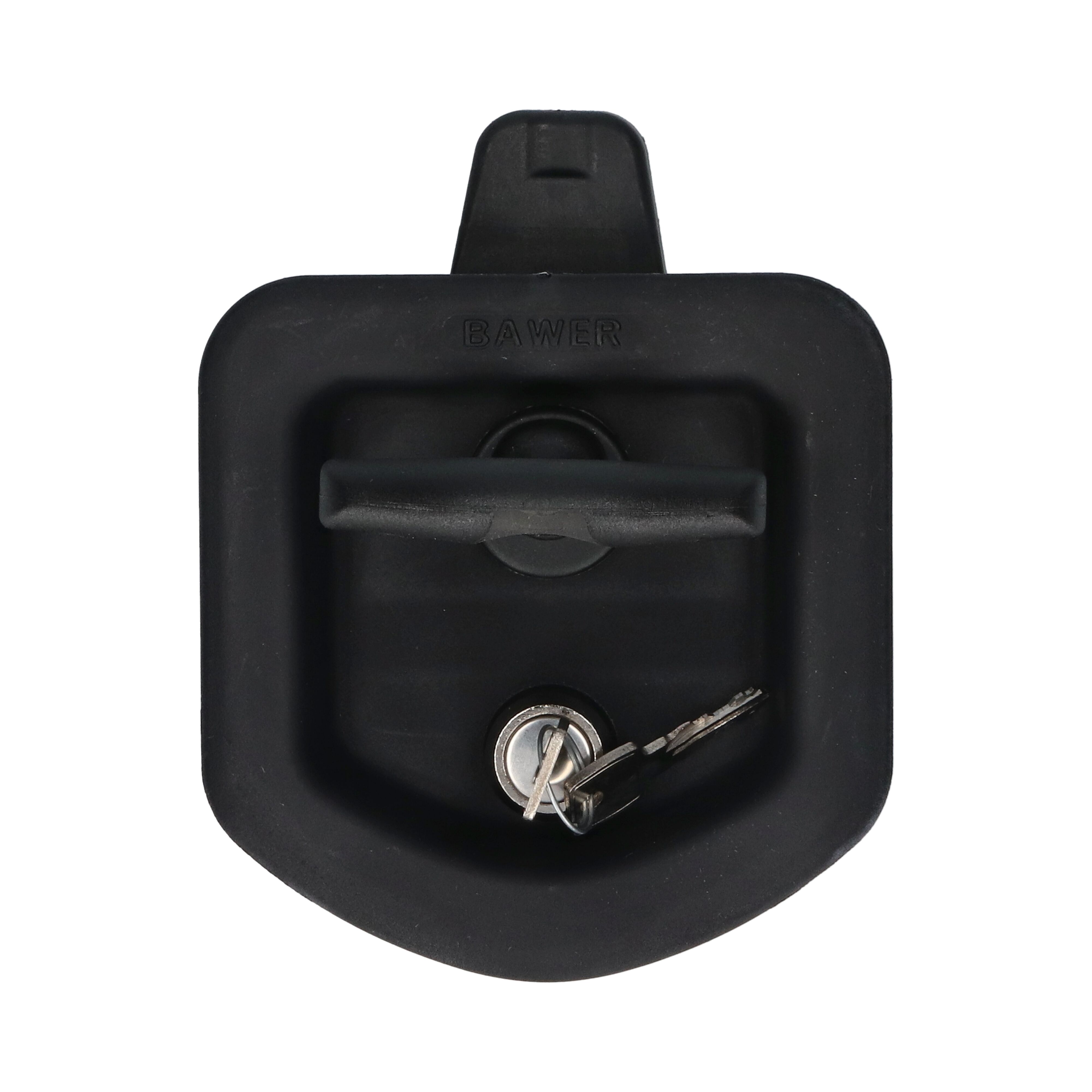 Bawer drop-T lock - with fixed lip - plastic