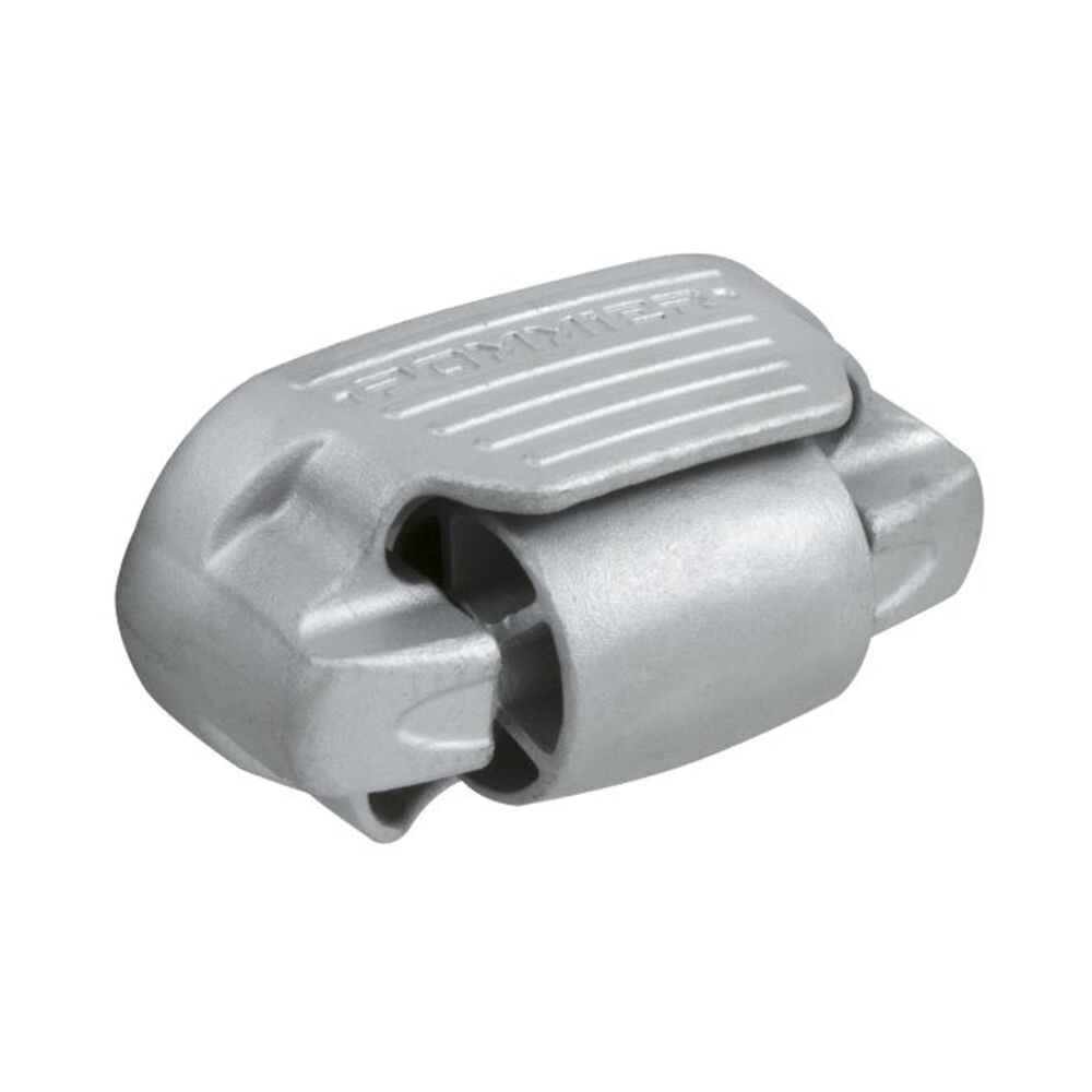 Pommier s-roll met 1 rol - horizontaal - gegalvaniseerd