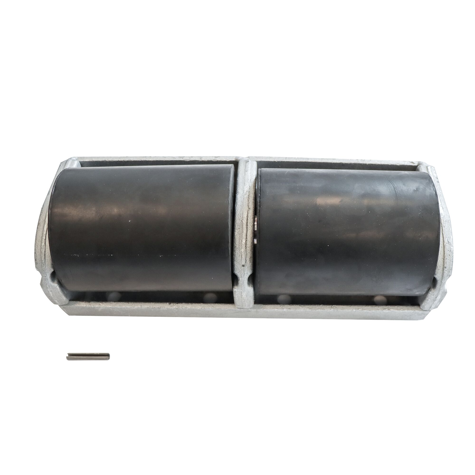 Pommier but-roll compleet - 2 rollen van 130 mm - horizontaal