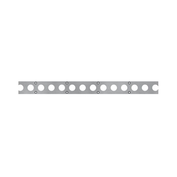 Rhiwa Quality anchor rail - strip hole Ø 25 mm - 2990 mm - anodised aluminum